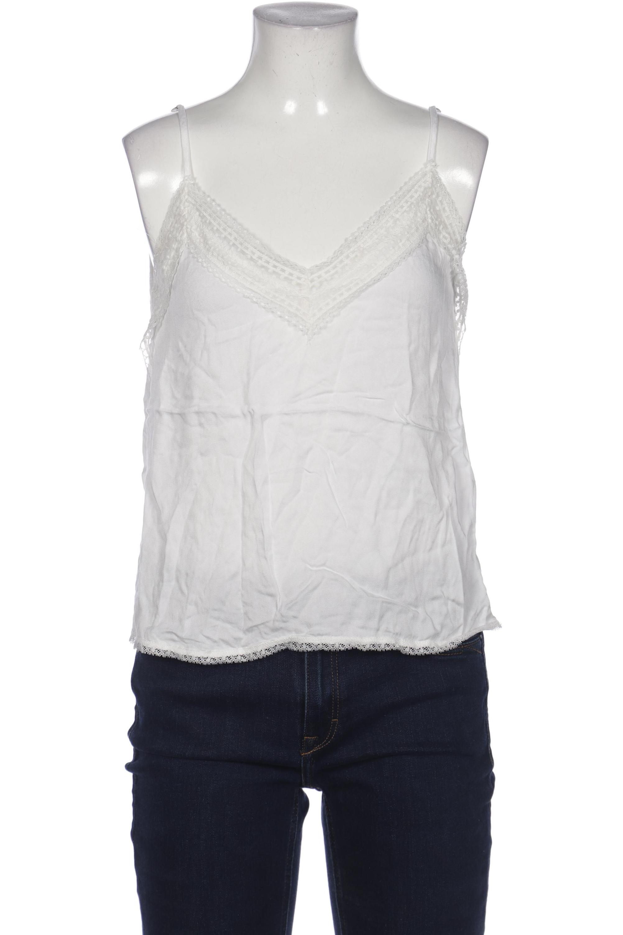 

Stradivarius Damen Bluse, weiß, Gr. 36