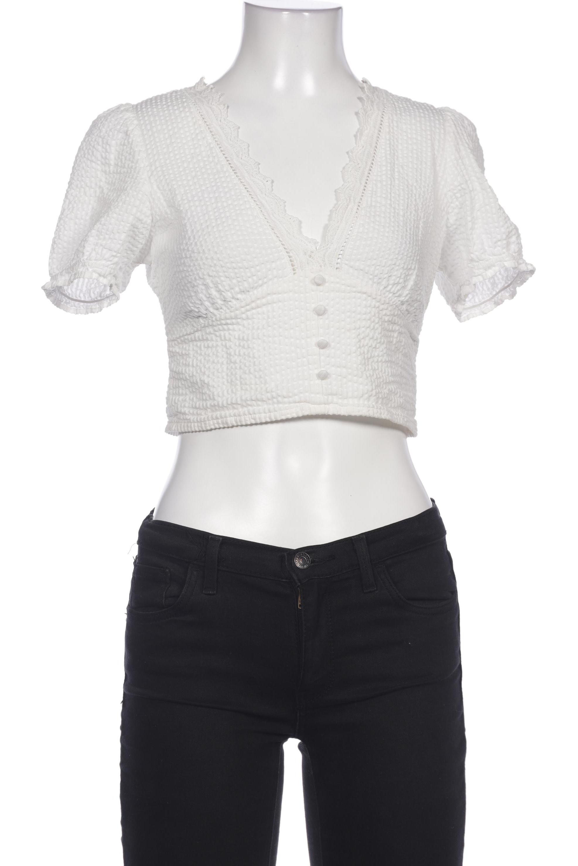 

Stradivarius Damen Bluse, cremeweiß, Gr. 36