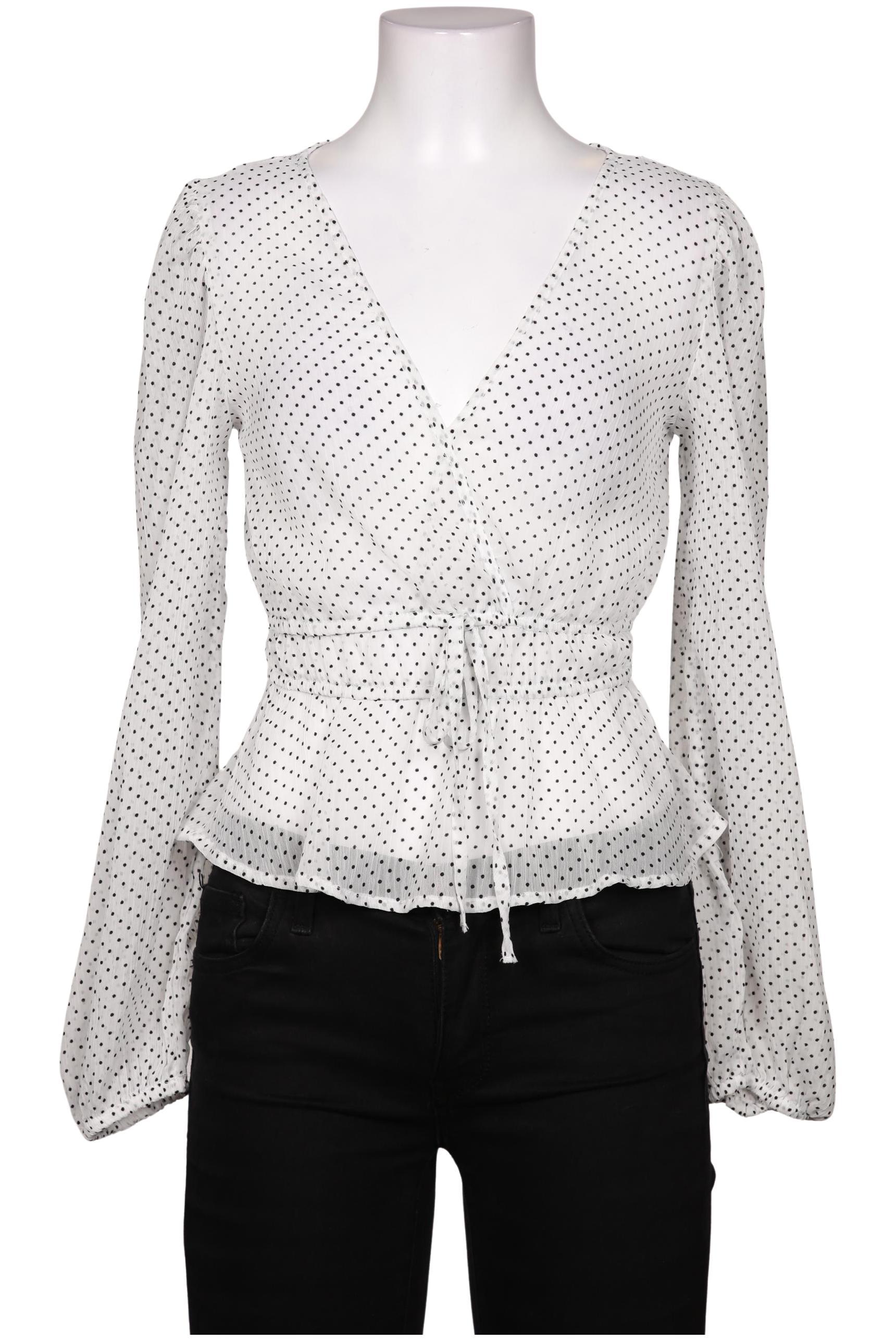 

Stradivarius Damen Bluse, weiß, Gr. 36