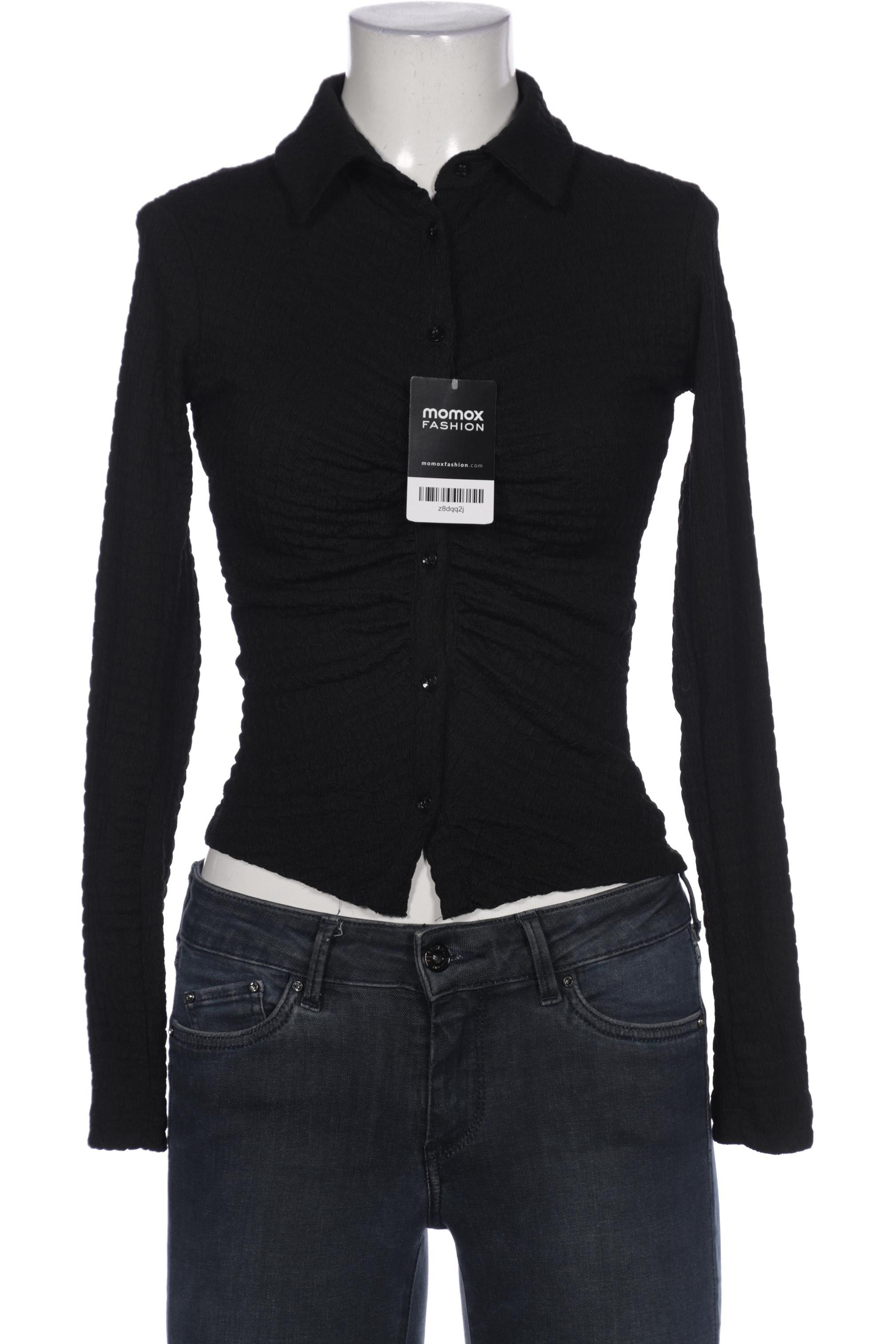 

Stradivarius Damen Bluse, schwarz, Gr. 34