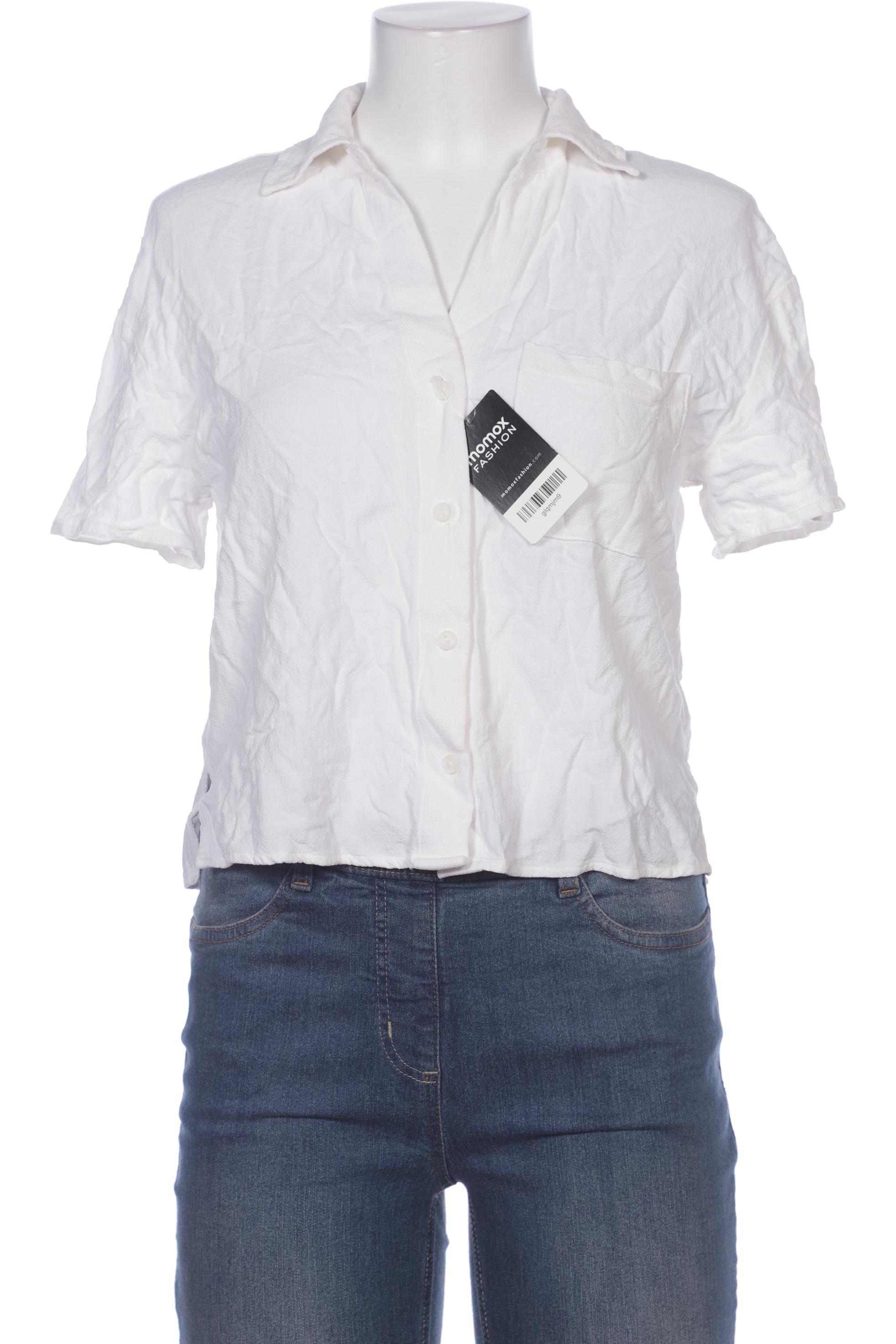 

Stradivarius Damen Bluse, weiß, Gr. 36