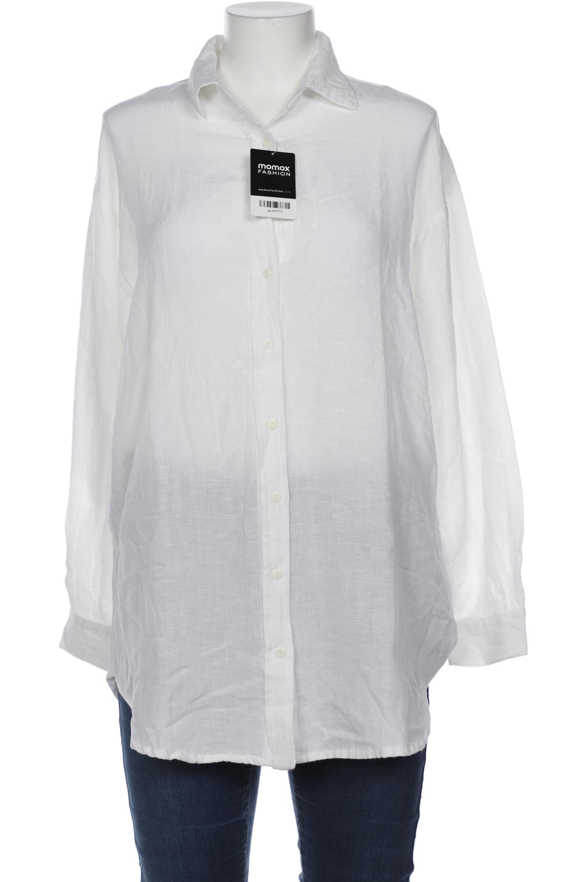 

Stradivarius Damen Bluse, weiß, Gr. 42