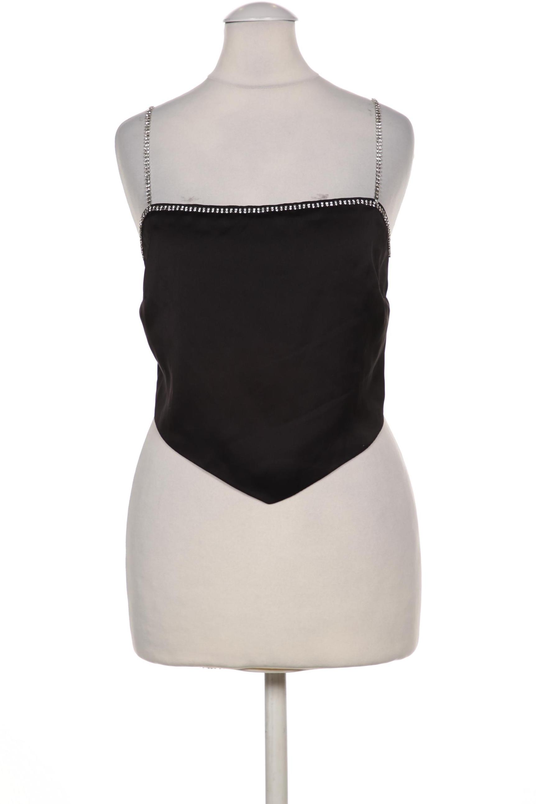 

Stradivarius Damen Bluse, schwarz