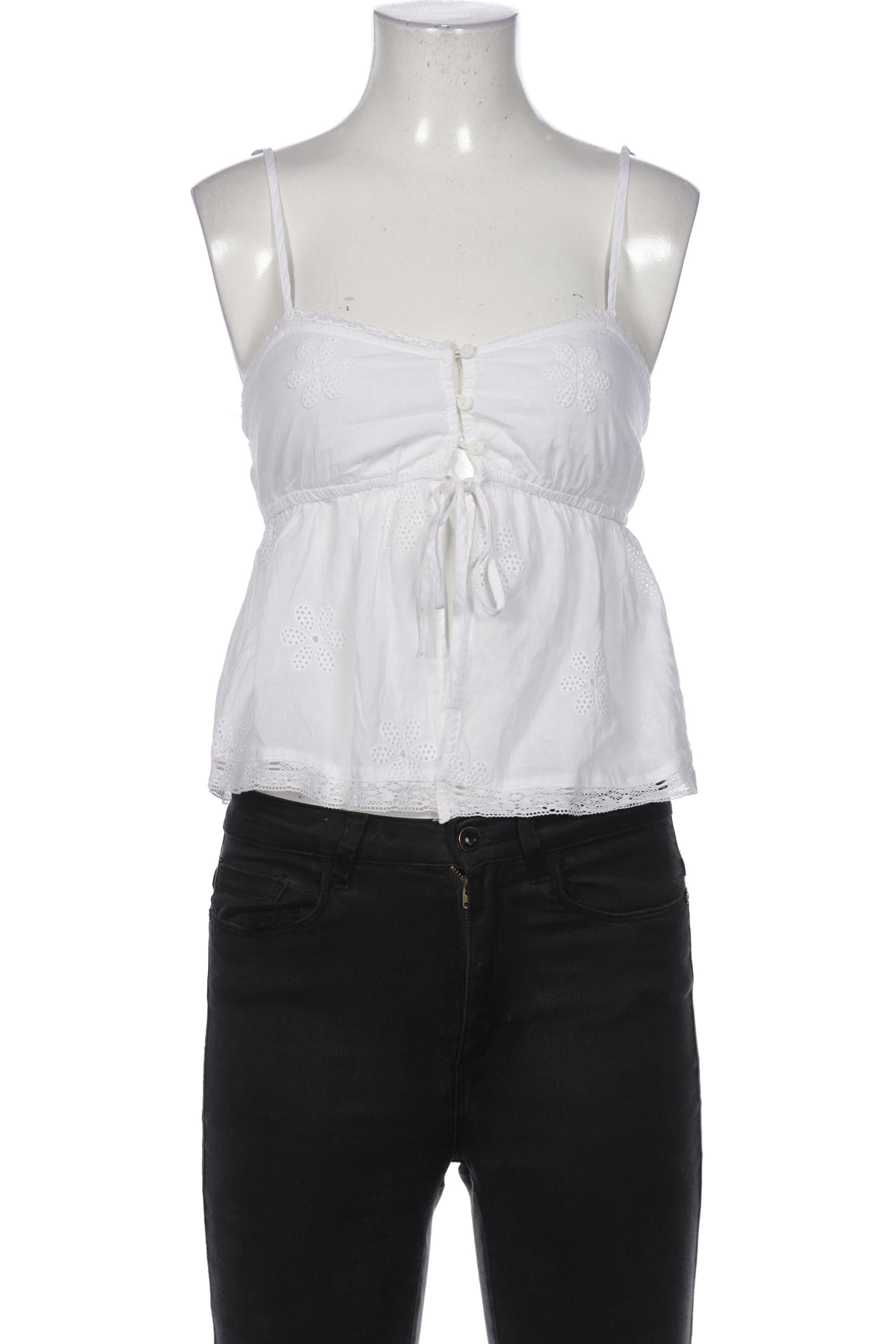 

Stradivarius Damen Bluse, weiß, Gr. 36