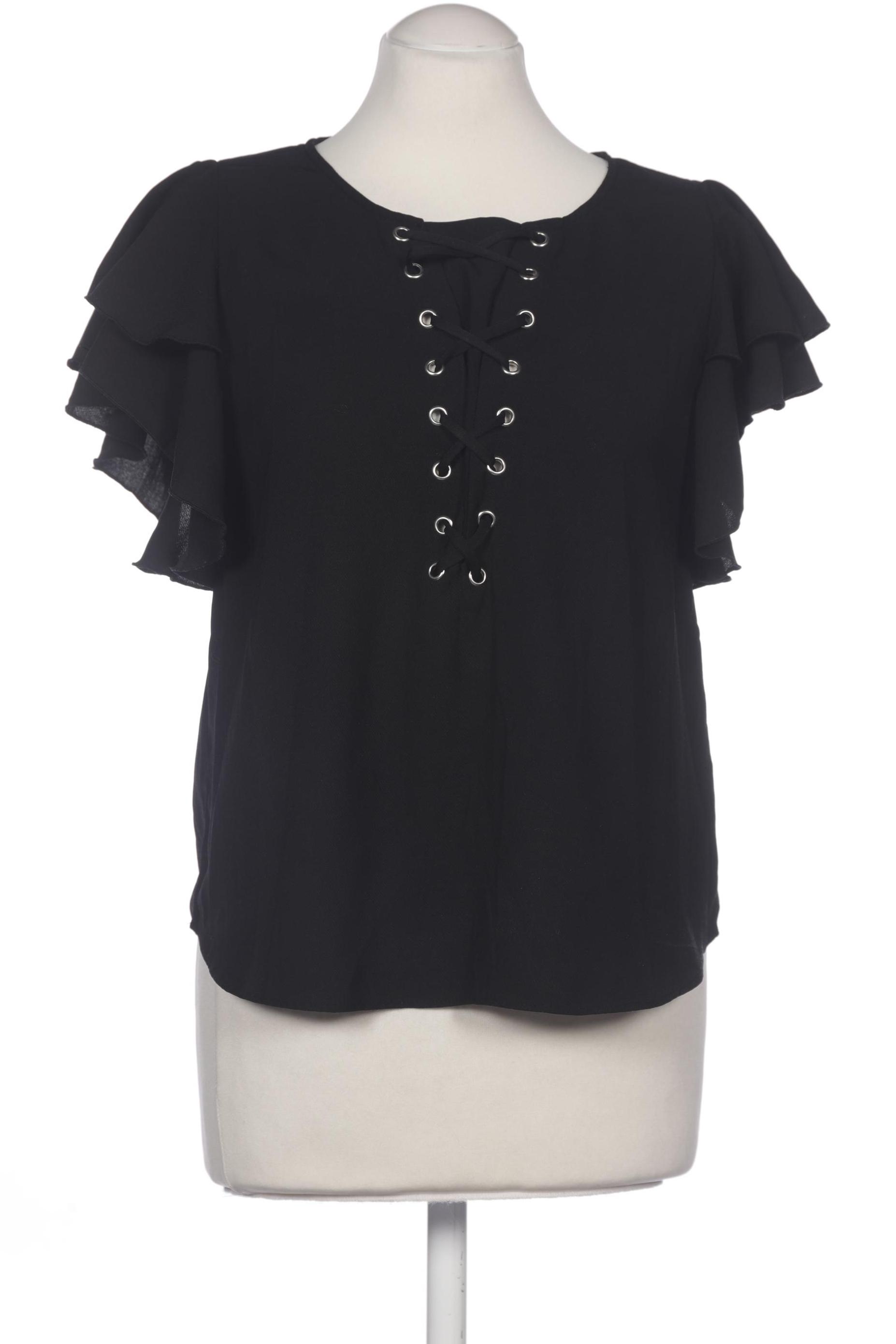

Stradivarius Damen Bluse, schwarz, Gr. 36