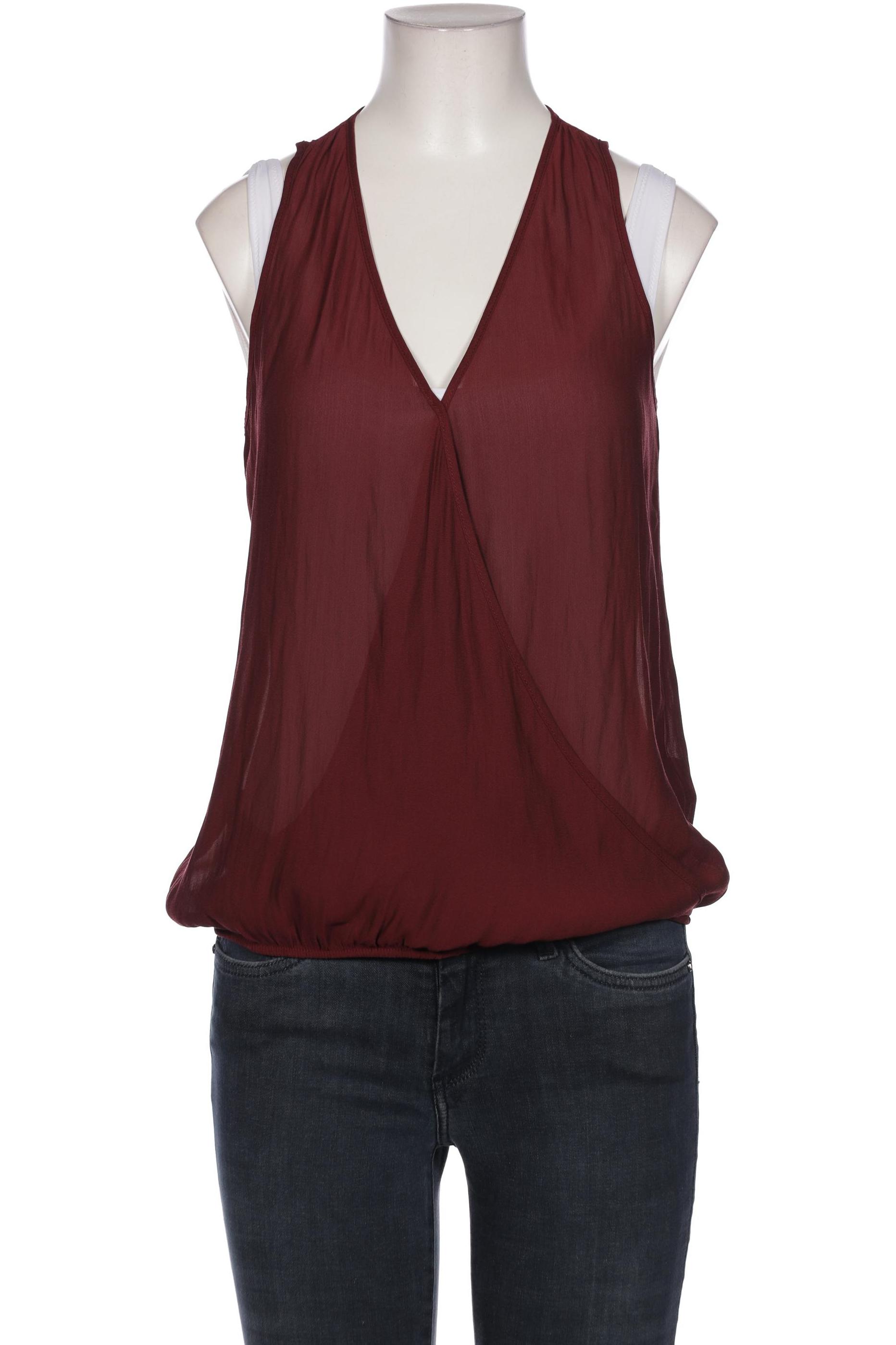 

Stradivarius Damen Bluse, bordeaux, Gr. 36