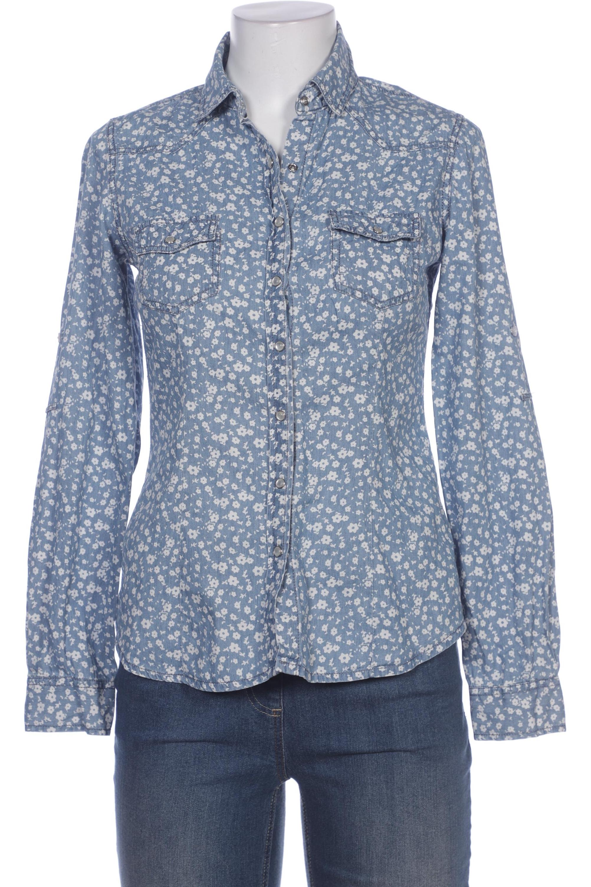 

Stradivarius Damen Bluse, blau, Gr. 38