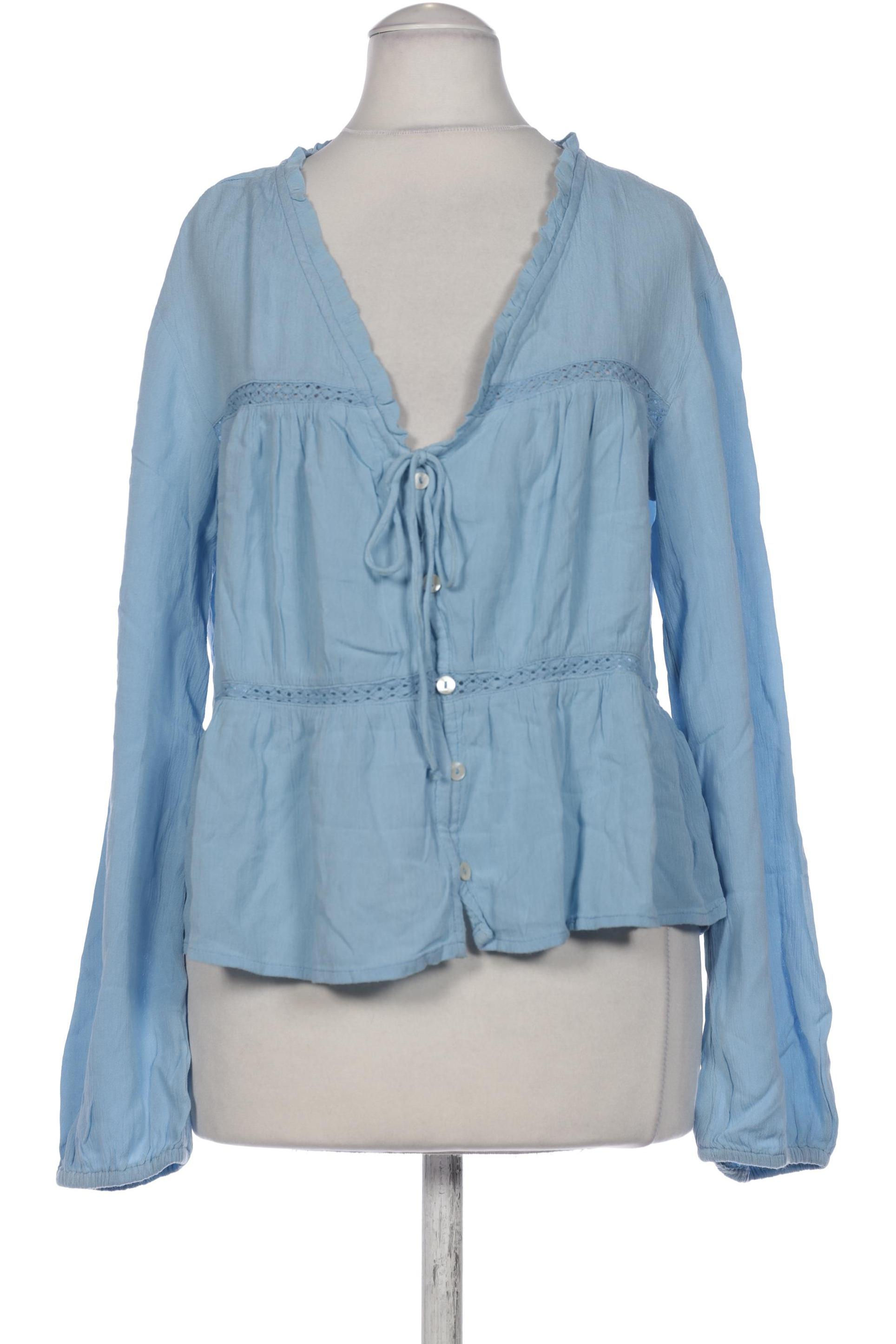 

Stradivarius Damen Bluse, hellblau, Gr. 34