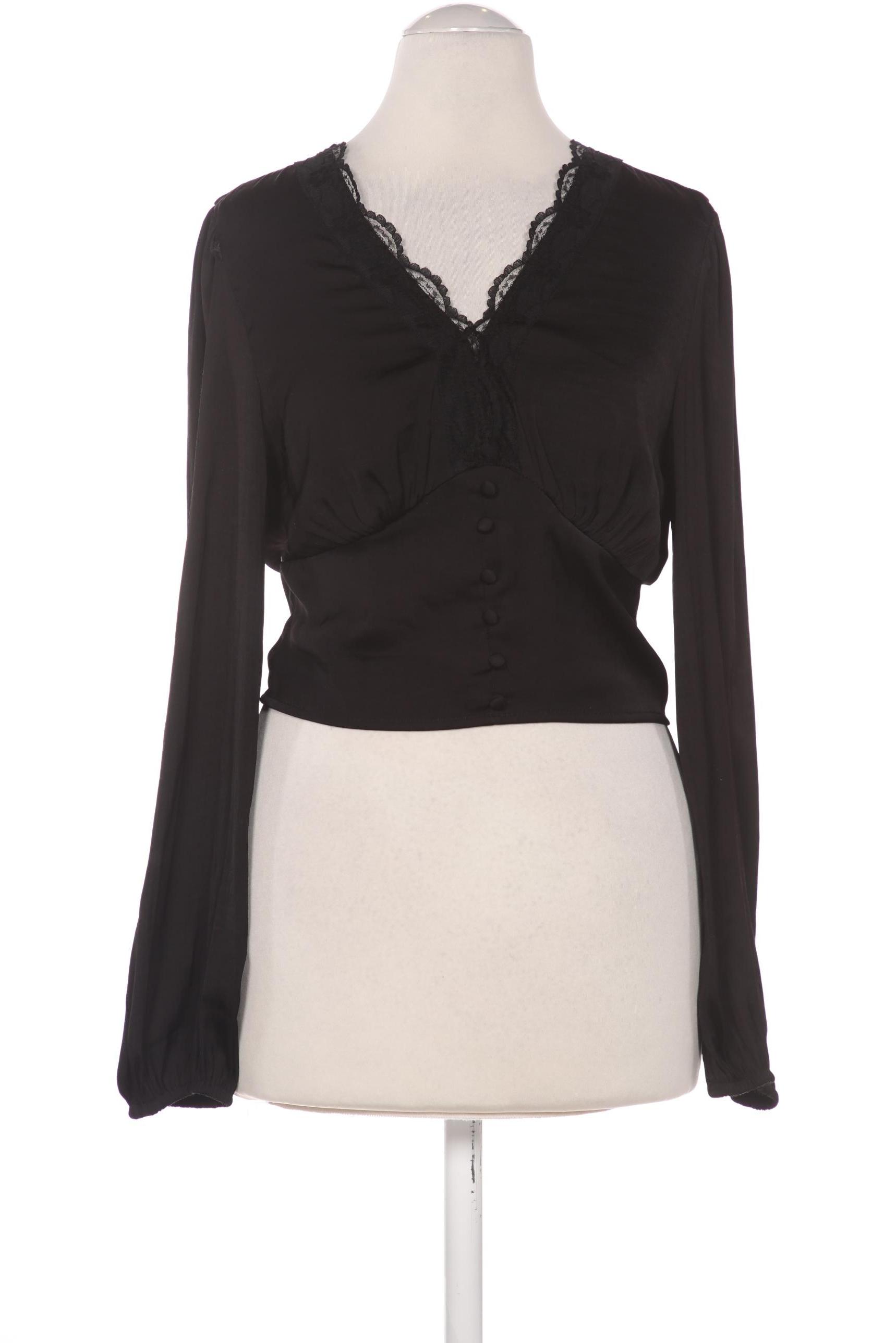 

Stradivarius Damen Bluse, schwarz, Gr. 36