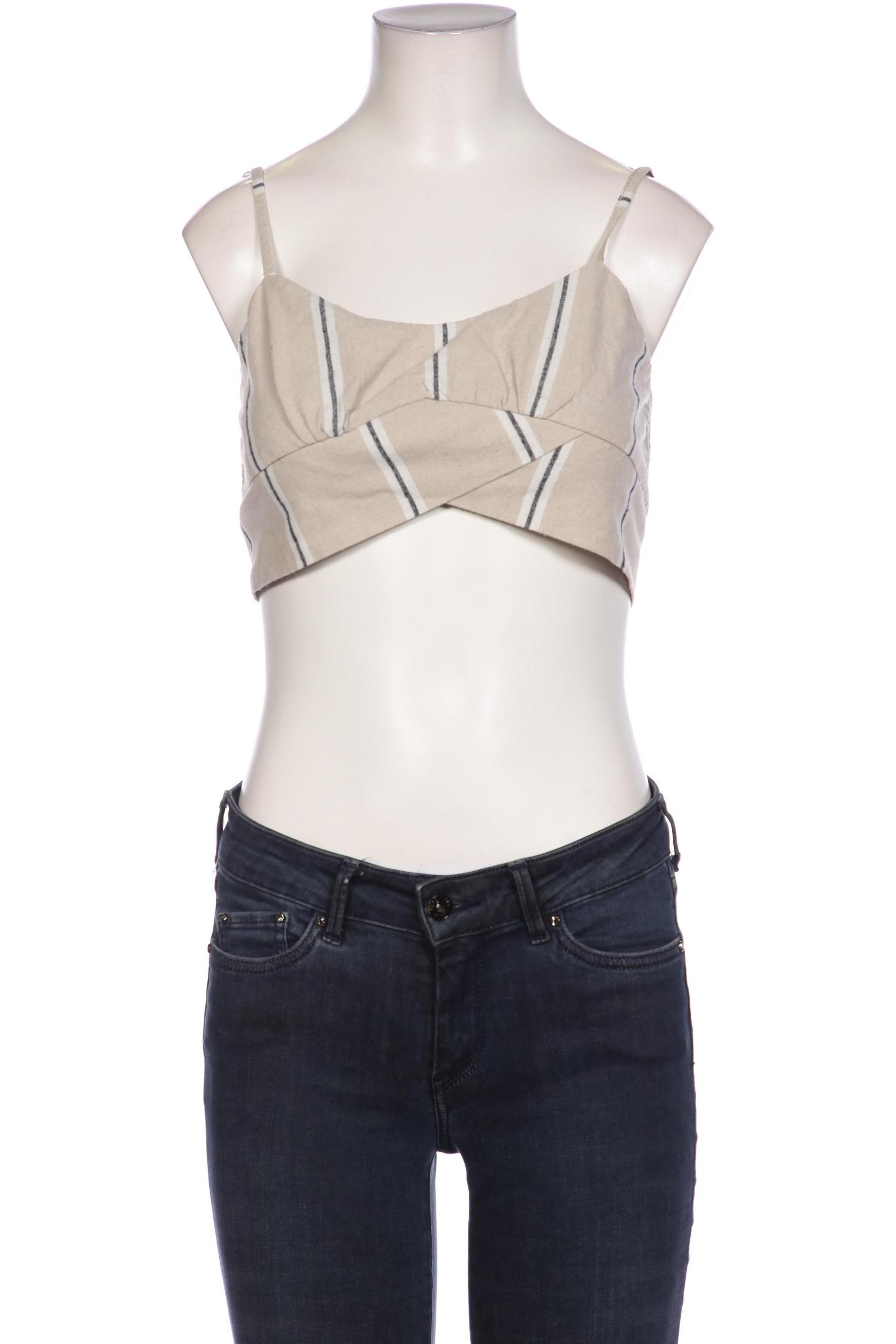 

Stradivarius Damen Bluse, beige, Gr. 36