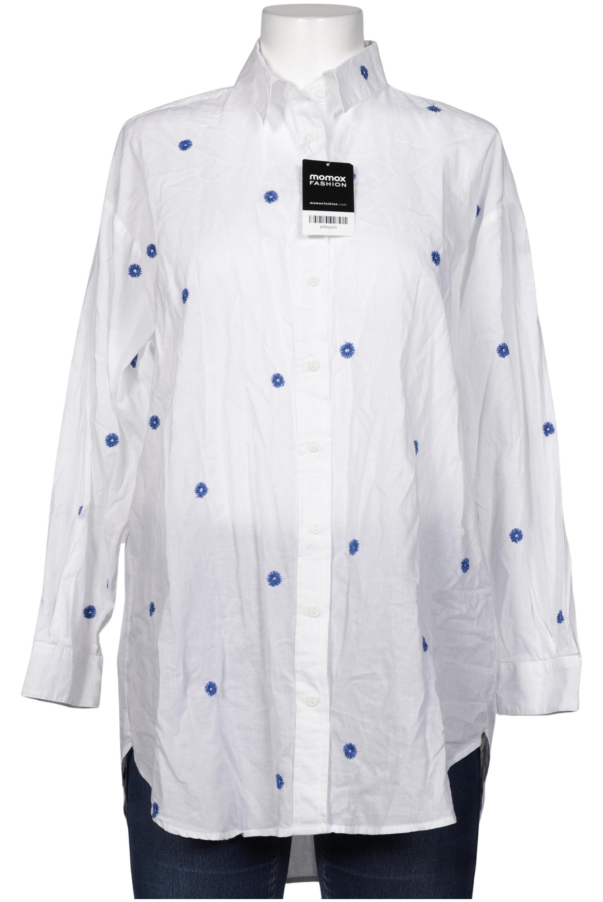 

Stradivarius Damen Bluse, weiß, Gr. 38