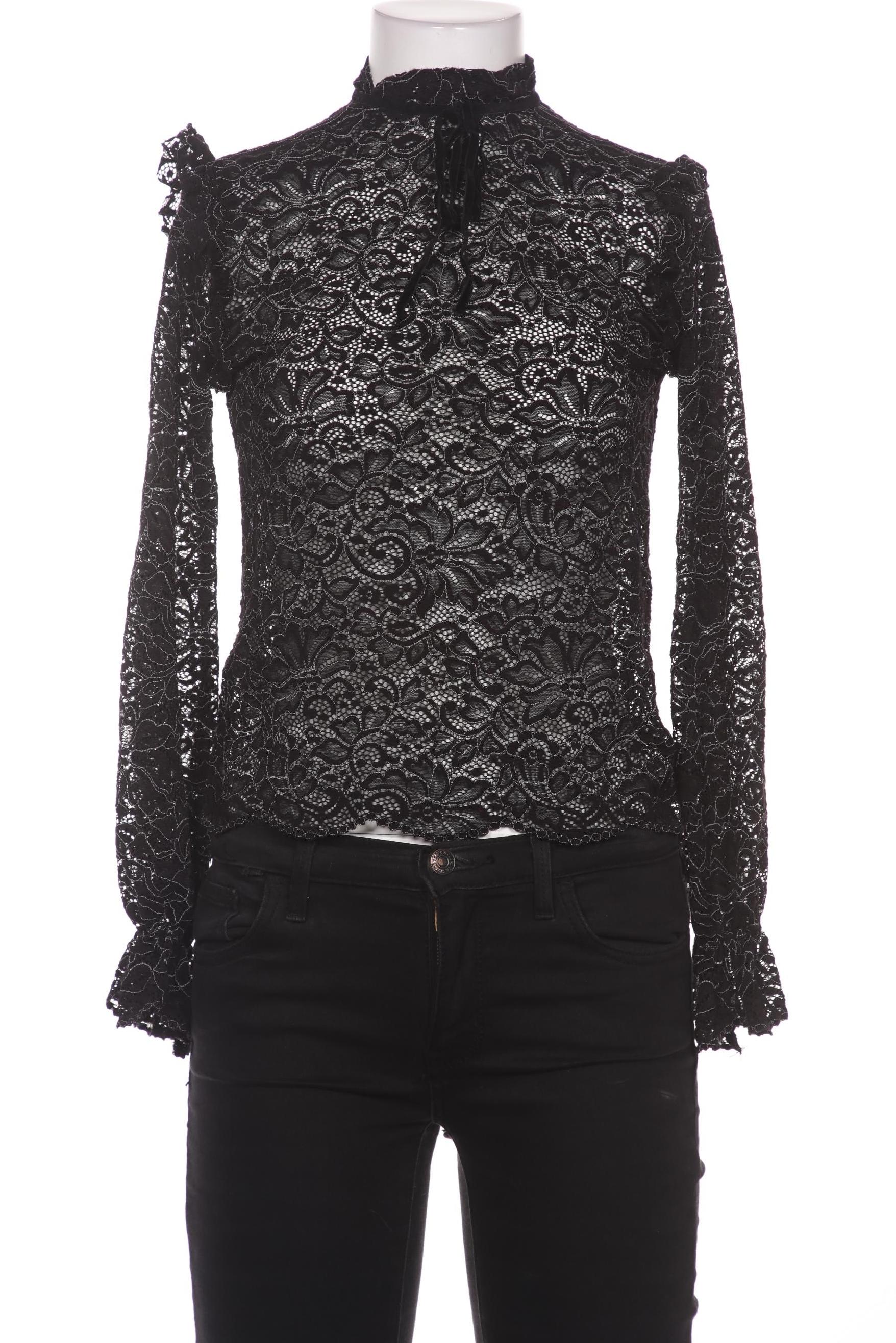 

Stradivarius Damen Bluse, schwarz, Gr. 36