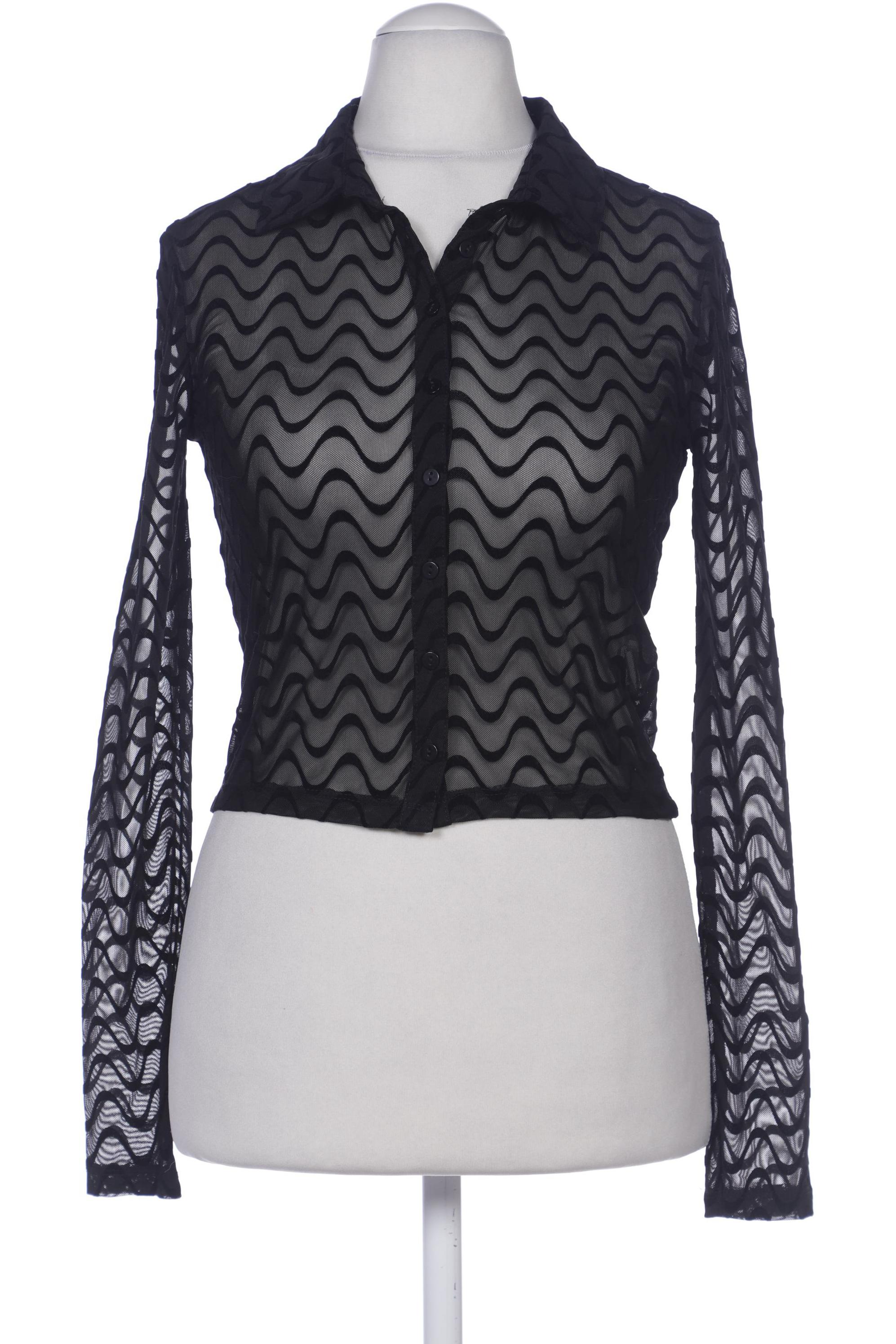 

Stradivarius Damen Bluse, schwarz, Gr. 36