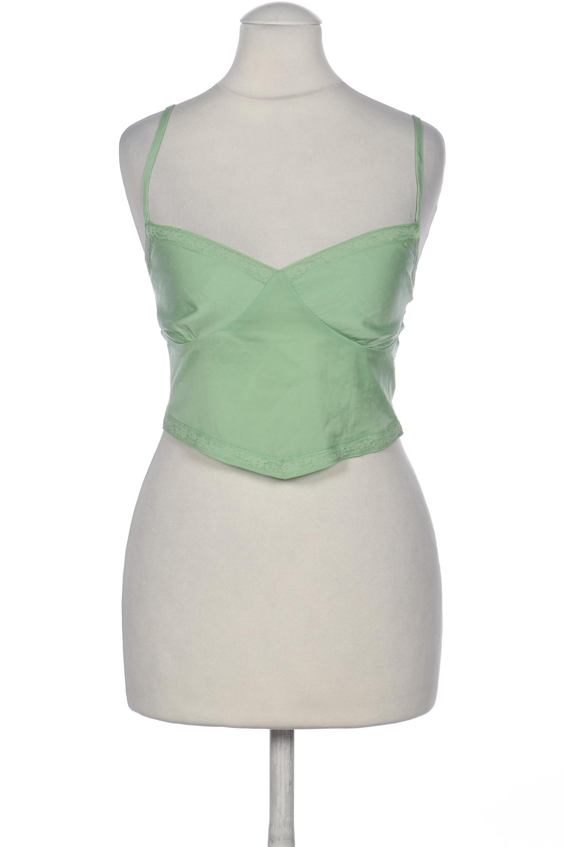 

Stradivarius Damen Bluse, hellgrün, Gr. 36