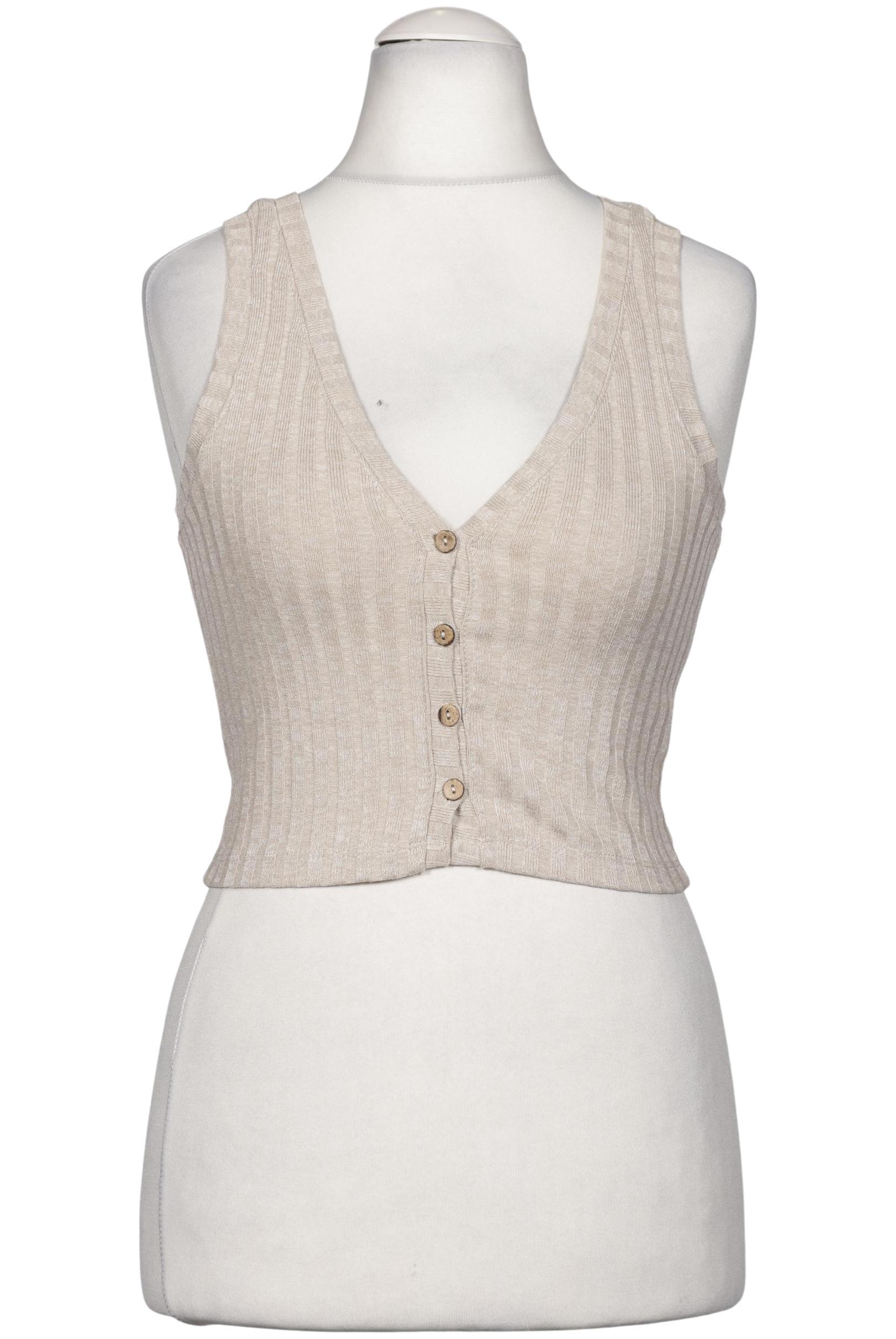

Stradivarius Damen Bluse, beige, Gr. 36