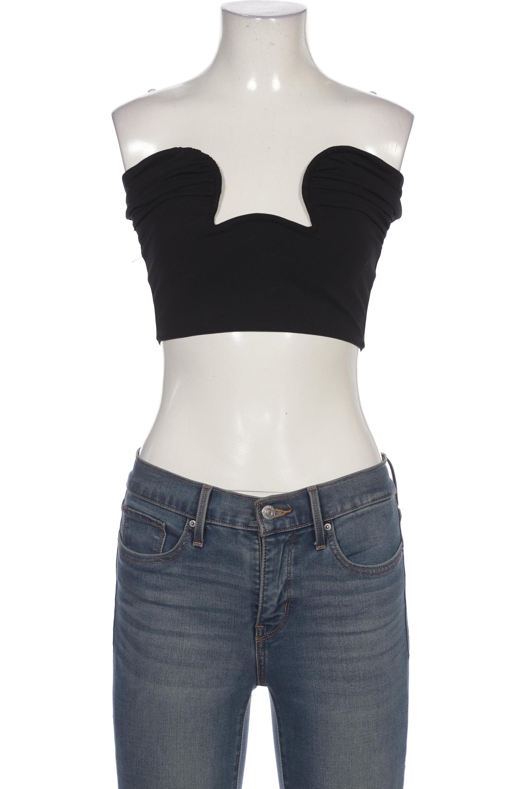 

Stradivarius Damen Bluse, schwarz