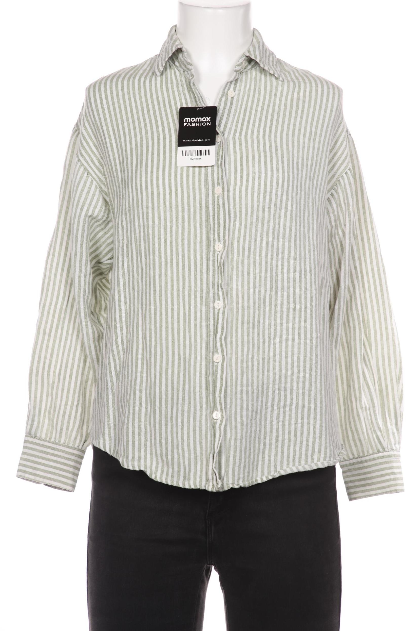 

Stradivarius Damen Bluse, hellgrün, Gr. 34