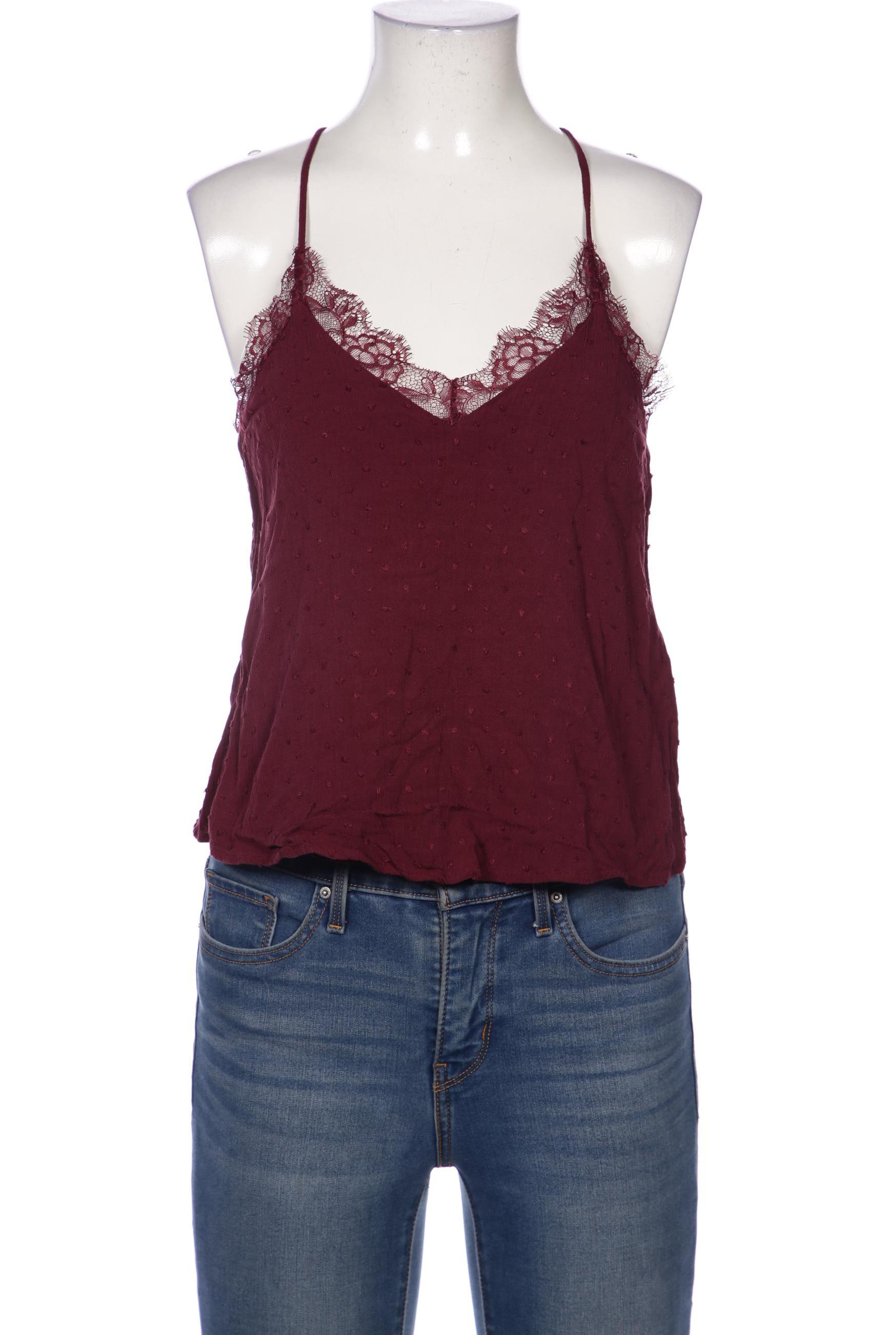 

Stradivarius Damen Bluse, bordeaux, Gr. 36