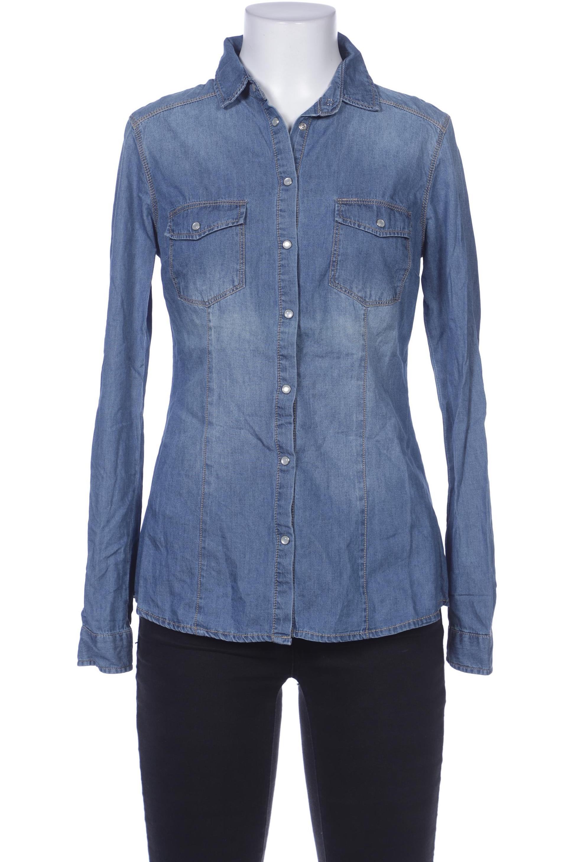 

Stradivarius Damen Bluse, blau, Gr. 36