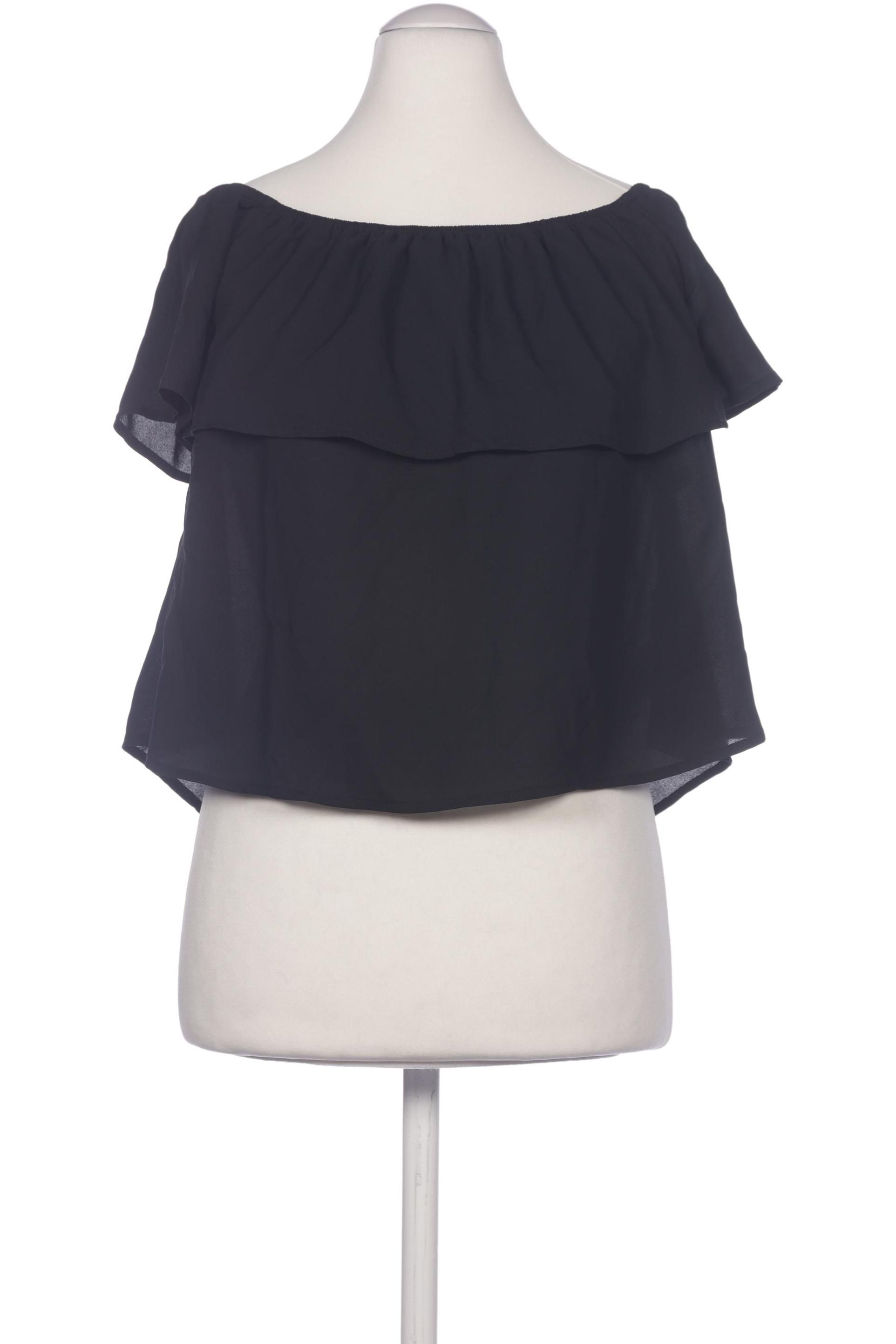 

Stradivarius Damen Bluse, schwarz, Gr. 36