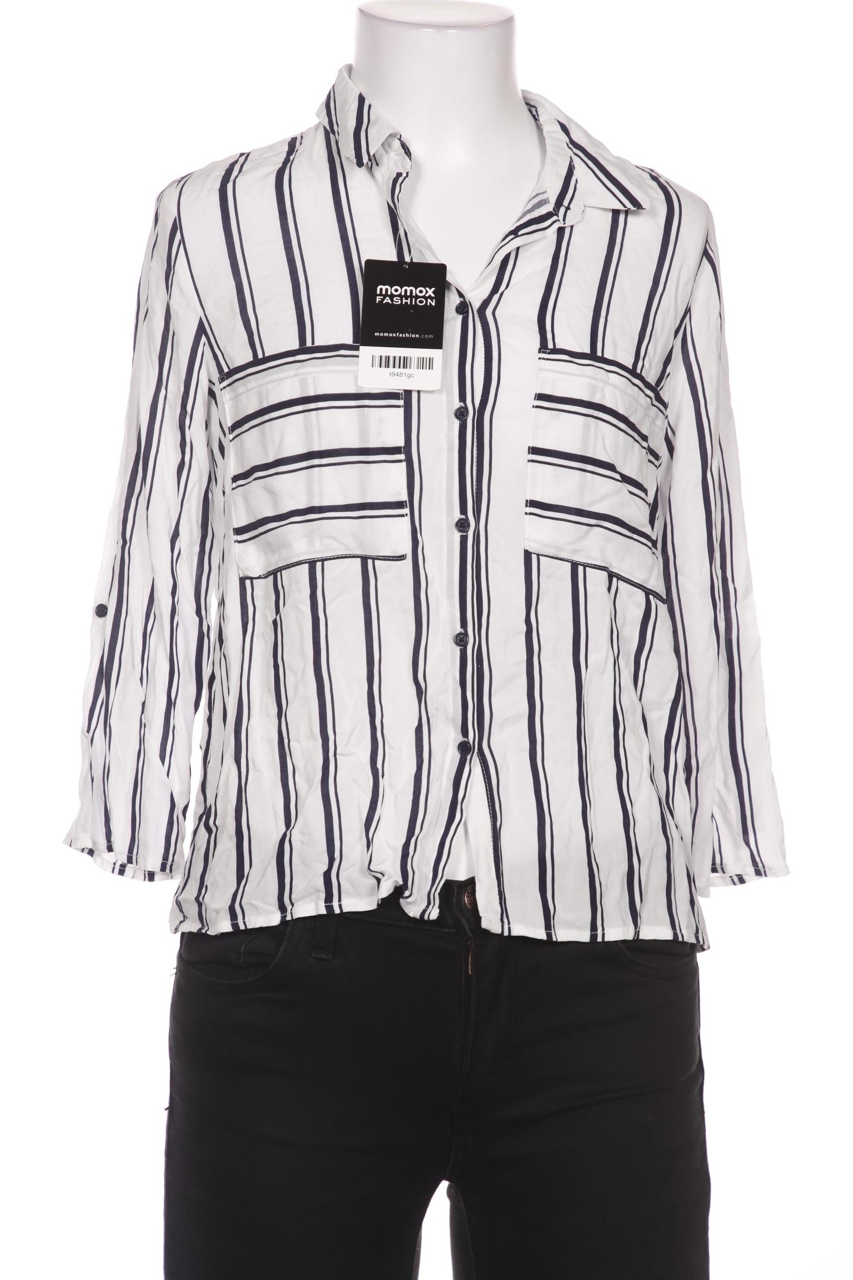 

Stradivarius Damen Bluse, weiß, Gr. 36