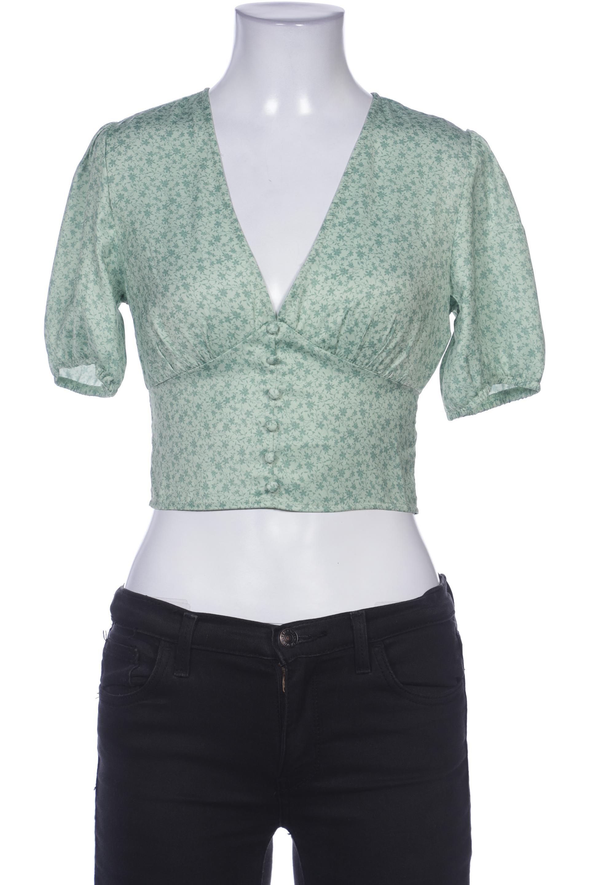 

Stradivarius Damen Bluse, hellgrün, Gr. 34