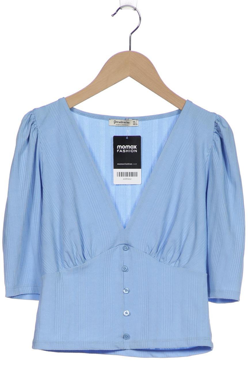 

Stradivarius Damen Bluse, hellblau, Gr. 42
