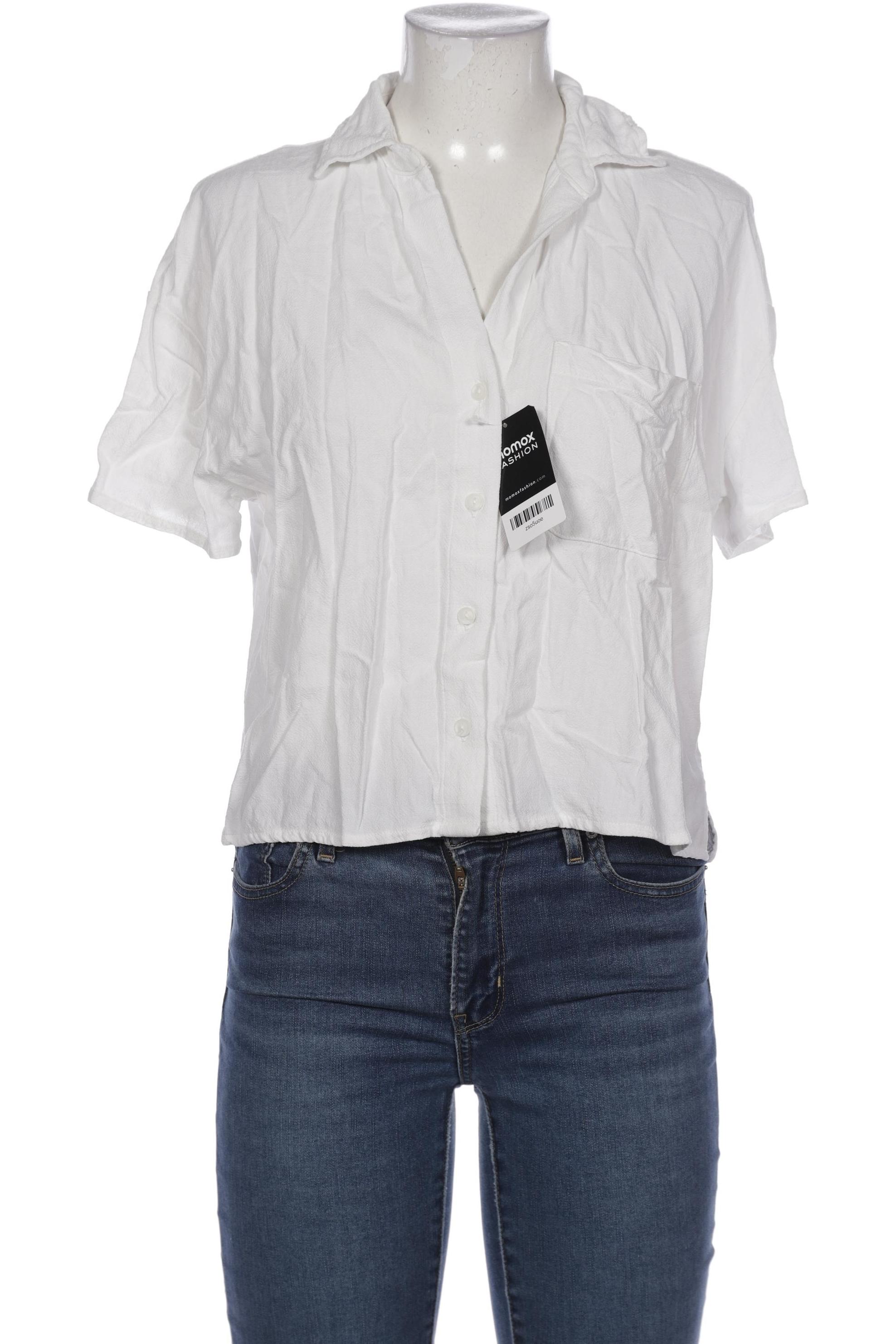 

Stradivarius Damen Bluse, weiß, Gr. 42