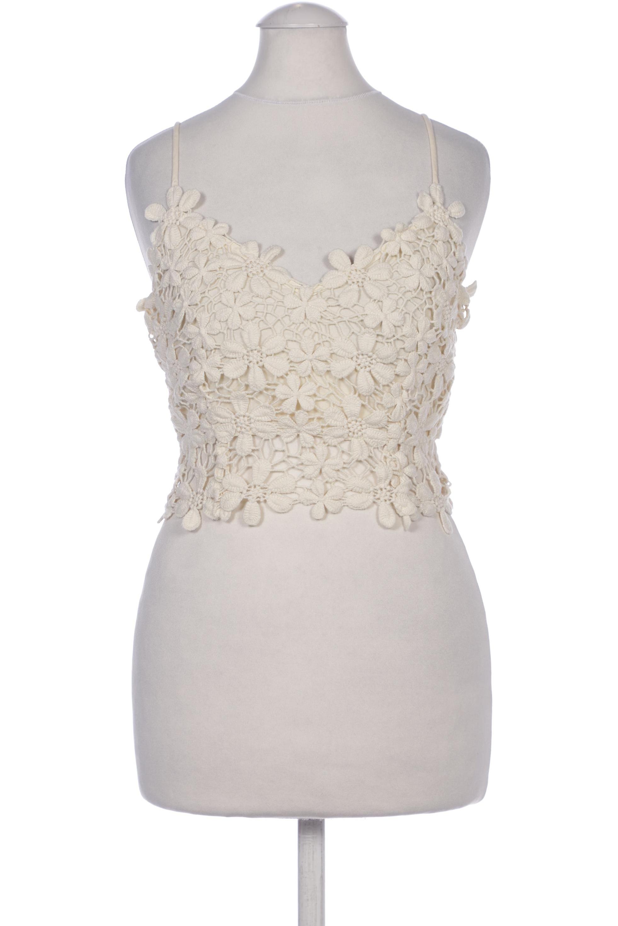 

Stradivarius Damen Bluse, cremeweiß, Gr. 36