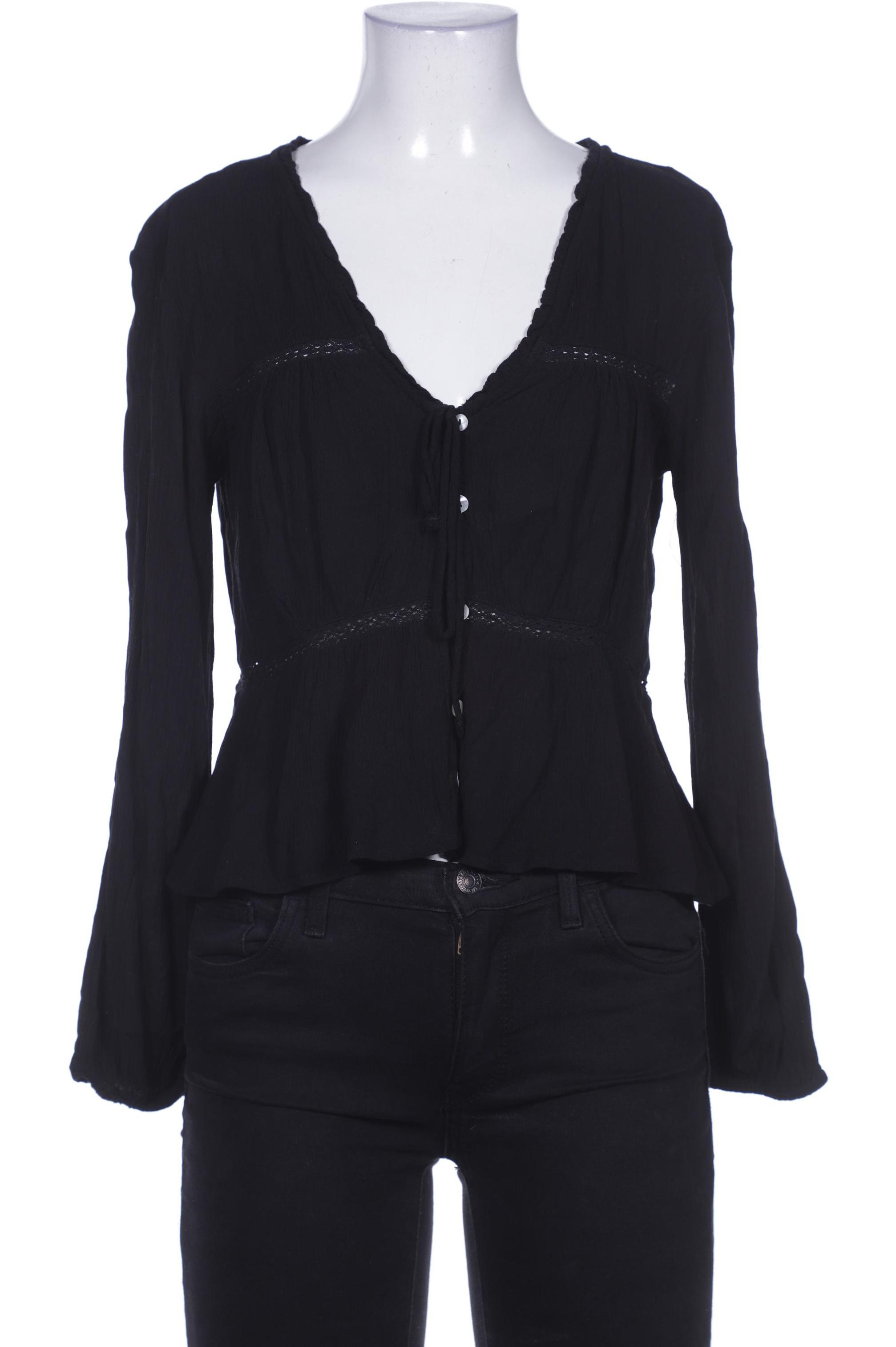 

Stradivarius Damen Bluse, schwarz
