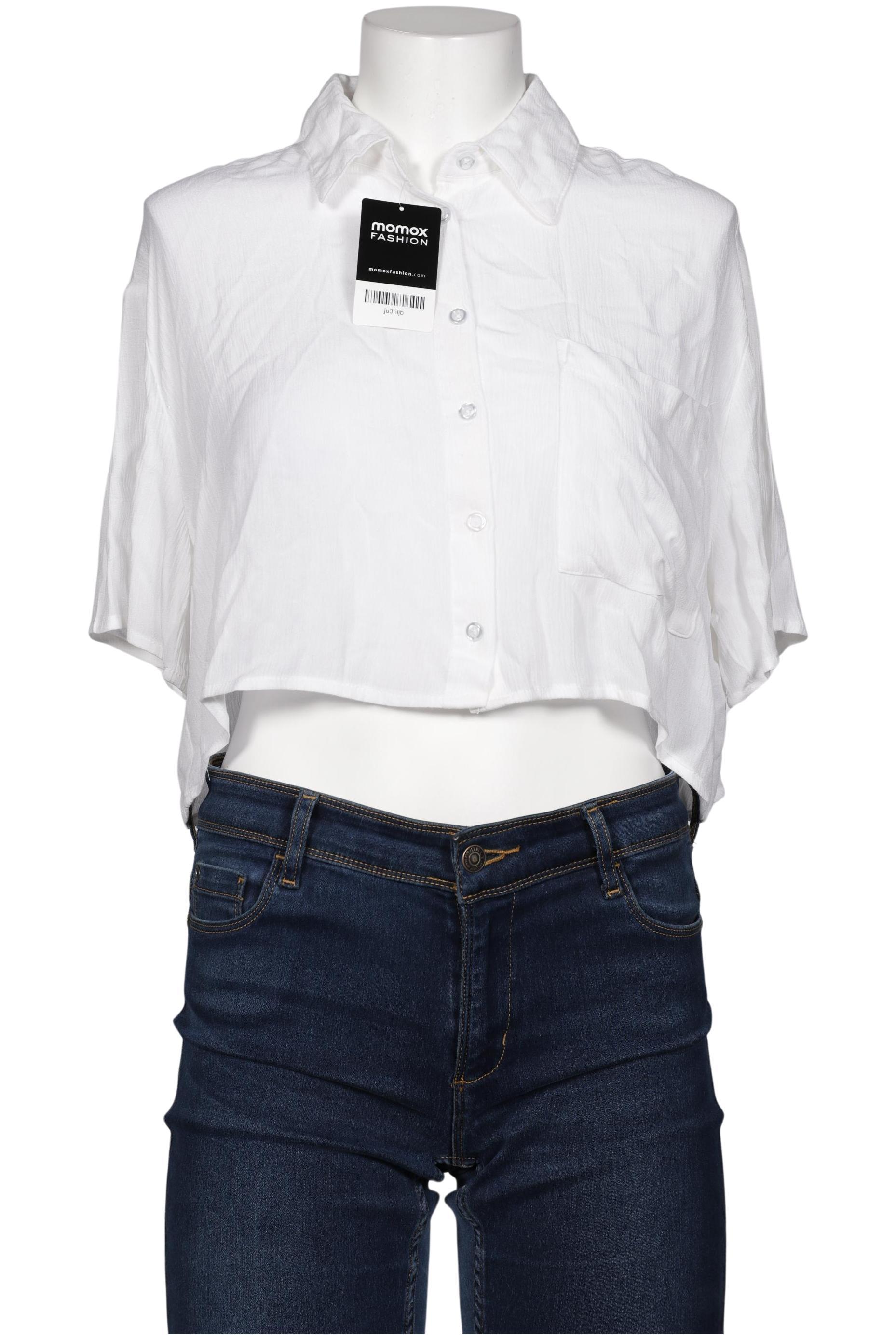 

Stradivarius Damen Bluse, weiß, Gr. 38