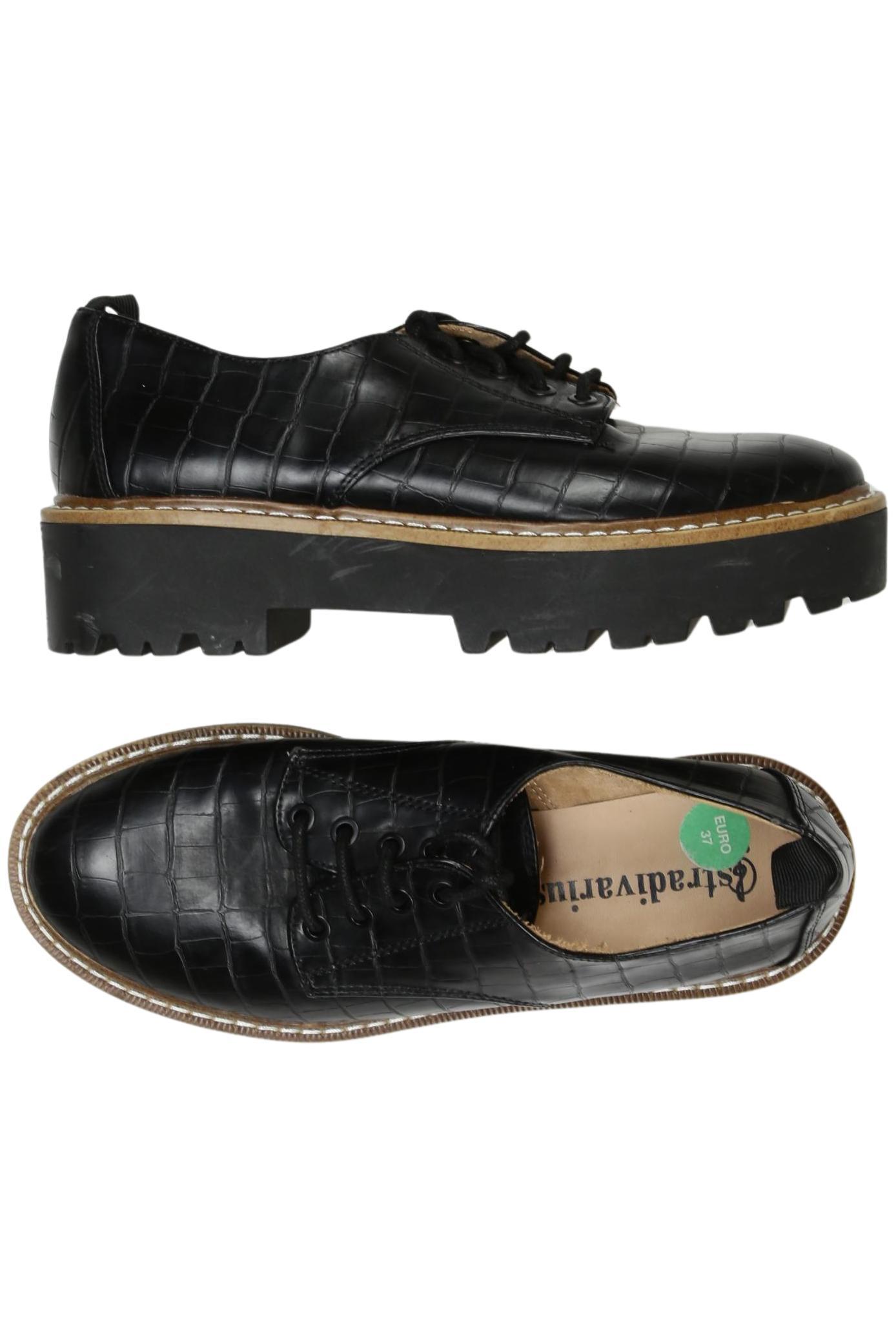 

Stradivarius Damen Halbschuh, schwarz, Gr. 37