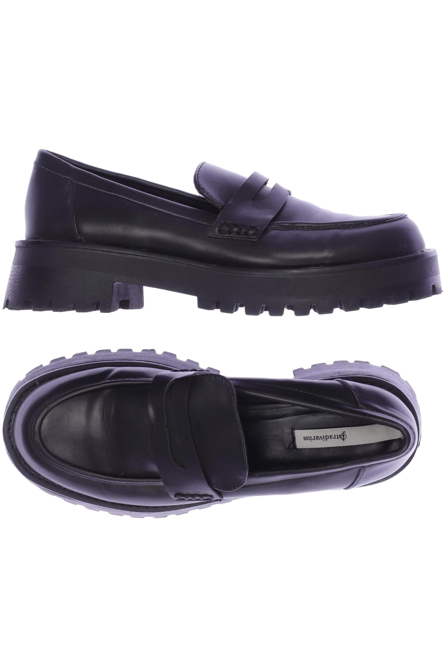 

Stradivarius Damen Halbschuh, schwarz, Gr. 38