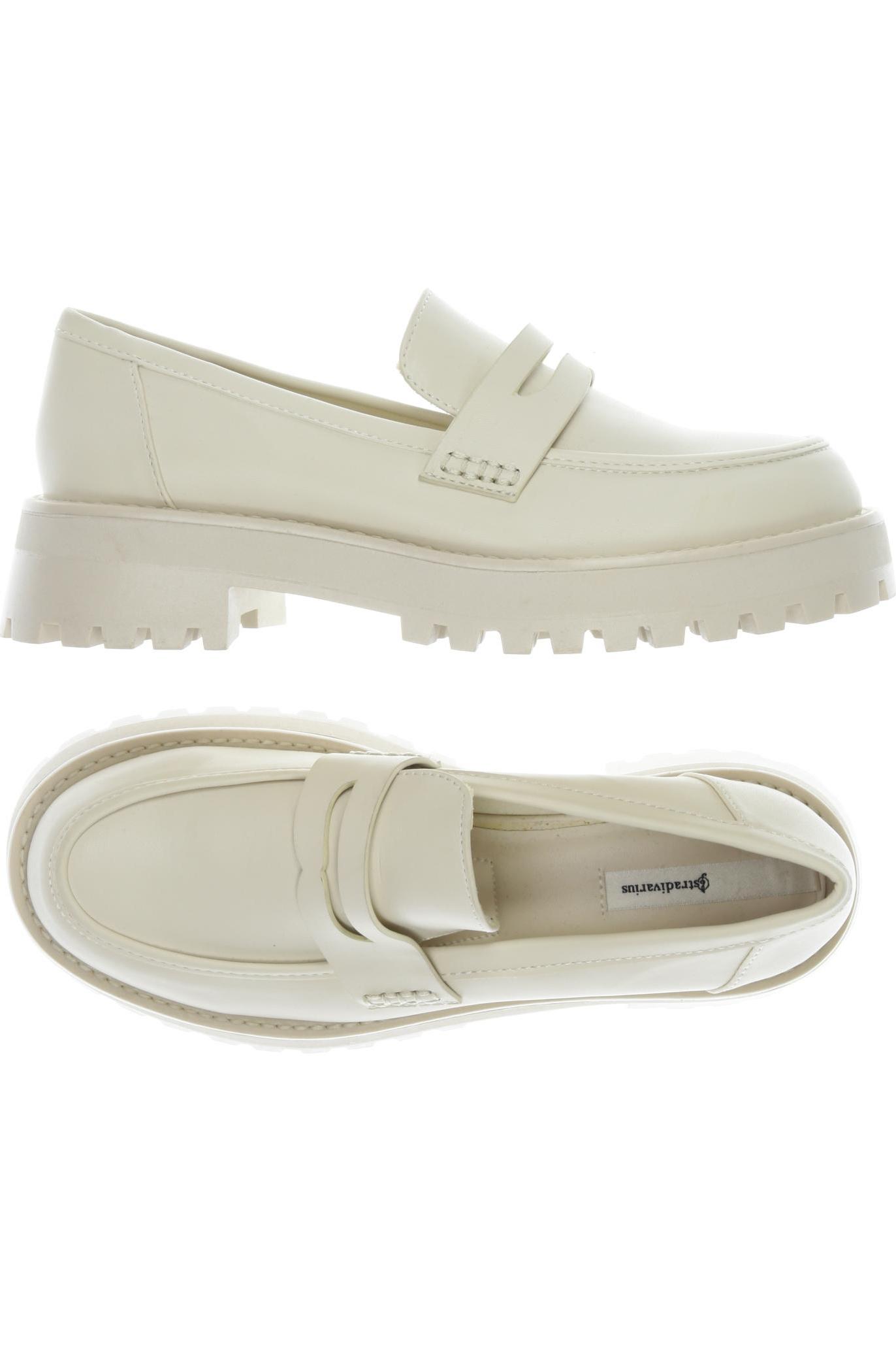 

Stradivarius Damen Halbschuh, cremeweiß, Gr. 39