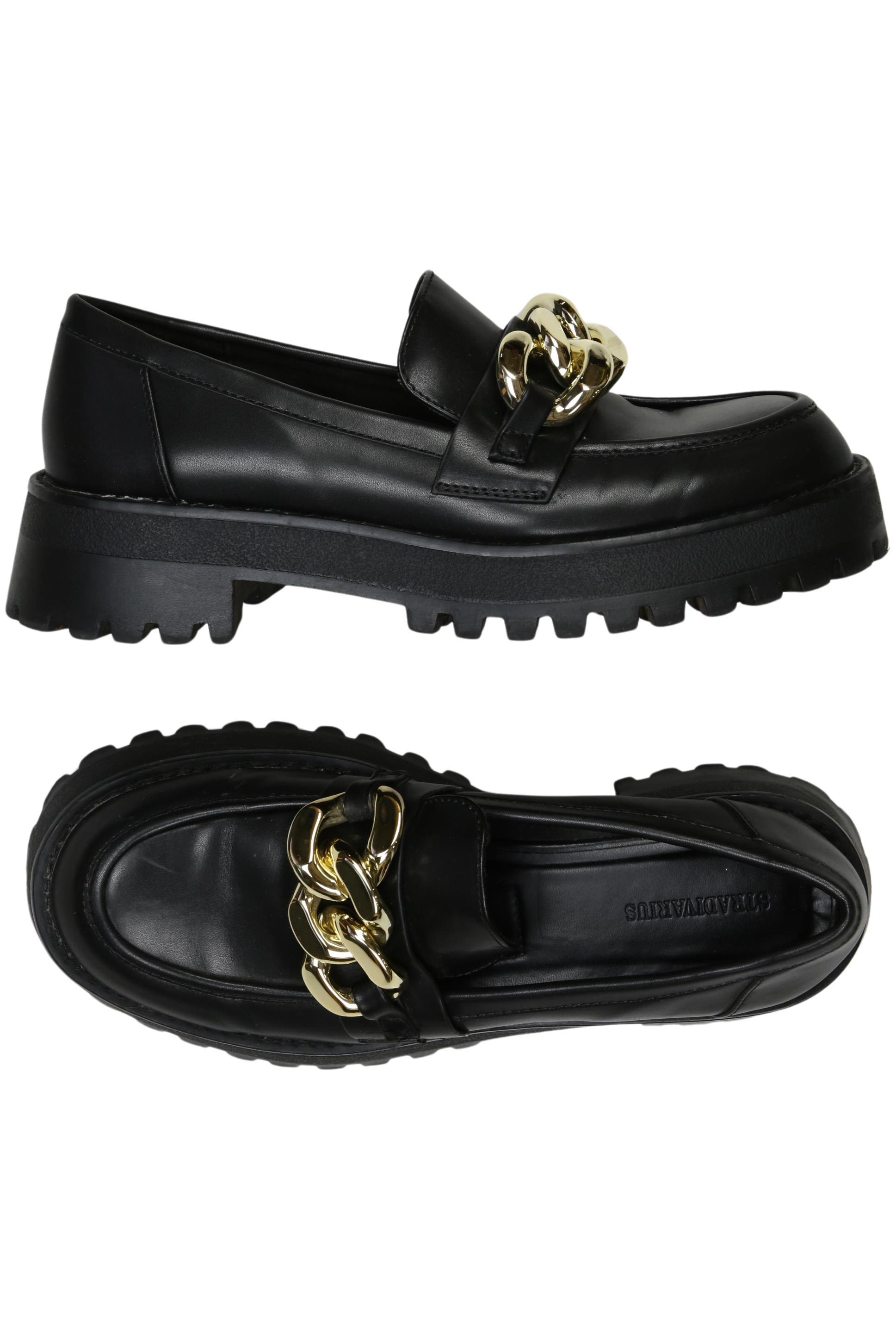 

Stradivarius Damen Halbschuh, schwarz, Gr. 38