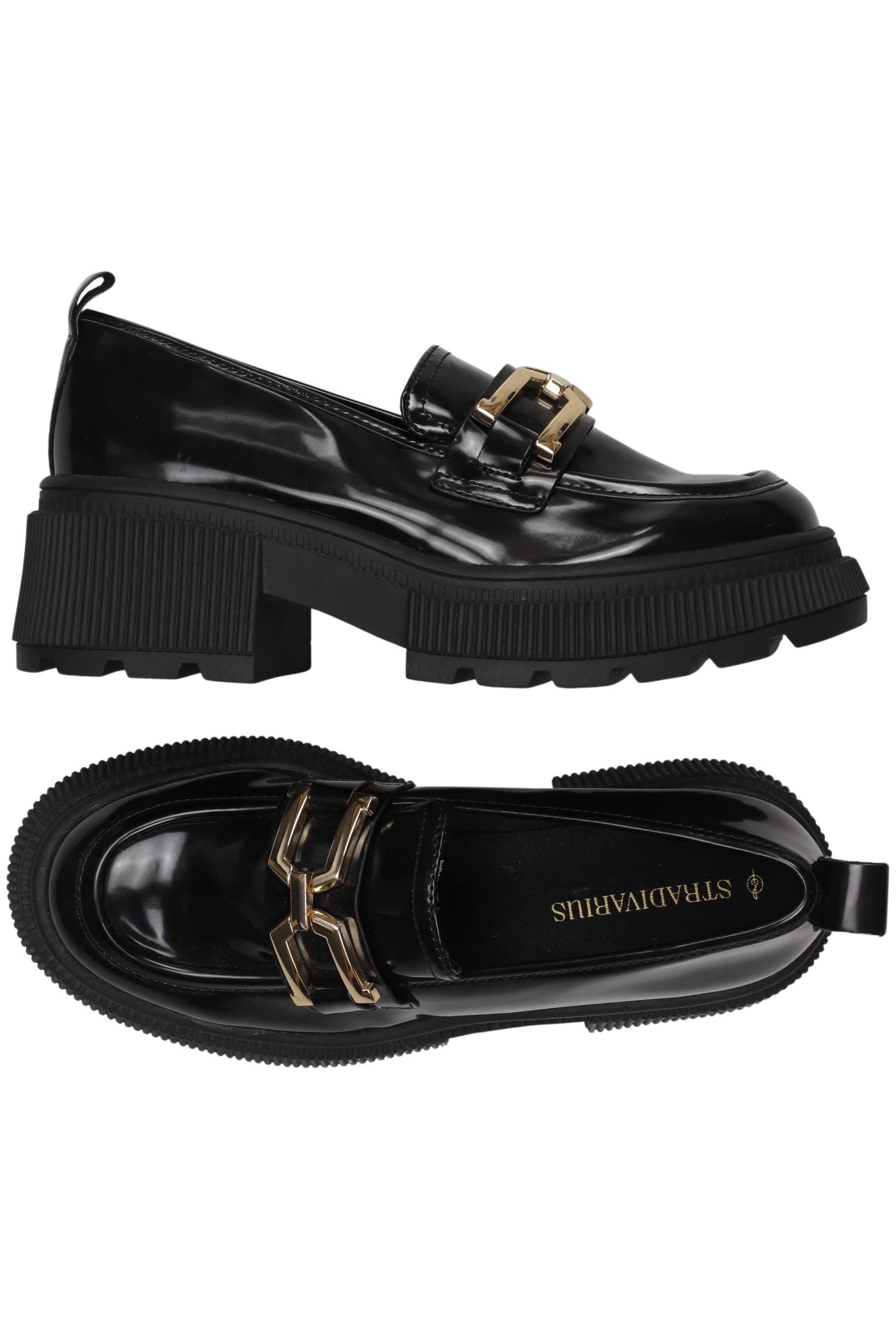 

Stradivarius Damen Halbschuh, schwarz, Gr. 38