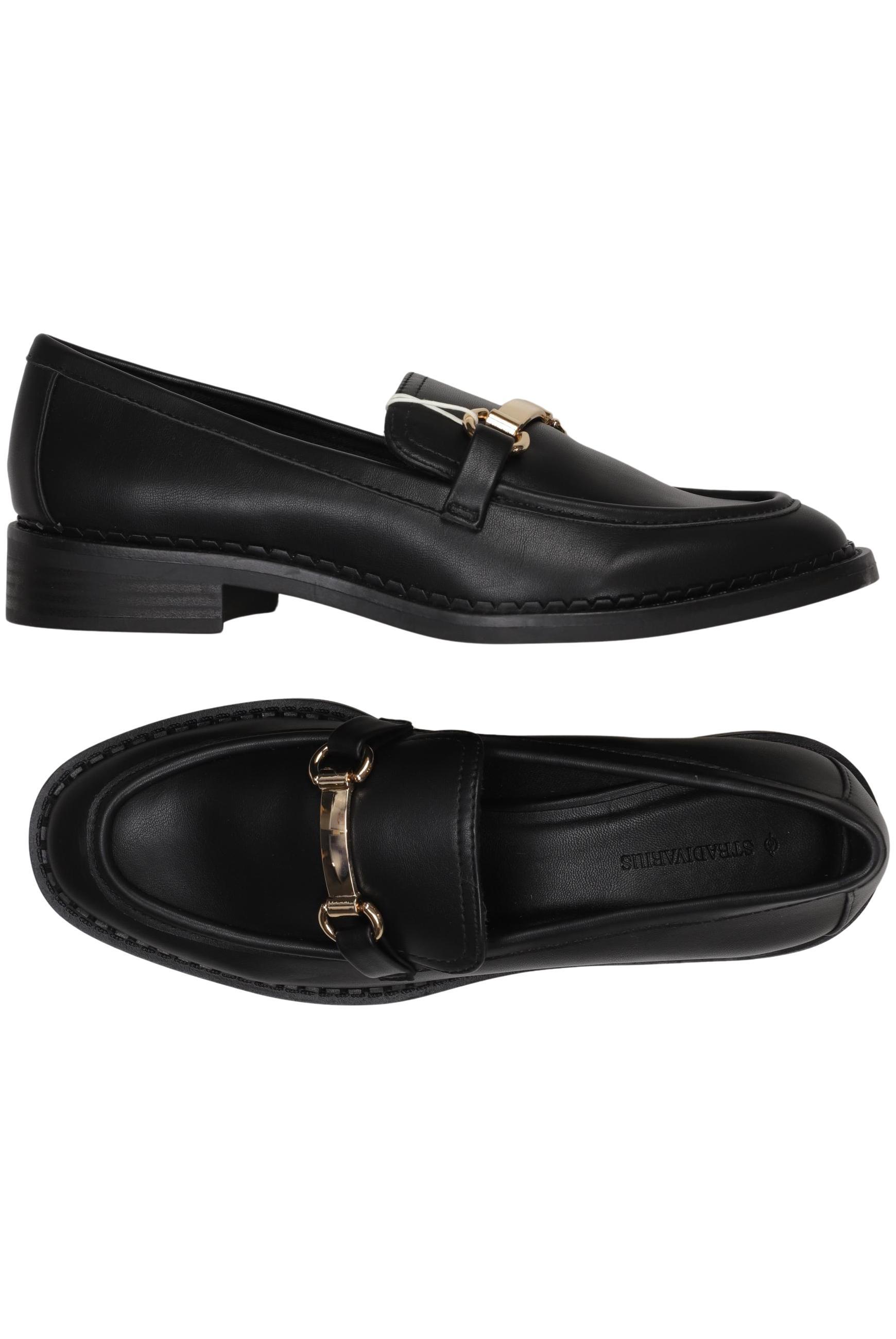 

Stradivarius Damen Halbschuh, schwarz, Gr. 39