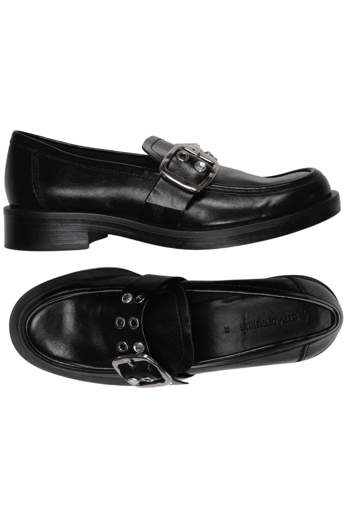 

Stradivarius Damen Halbschuh, schwarz, Gr. 39