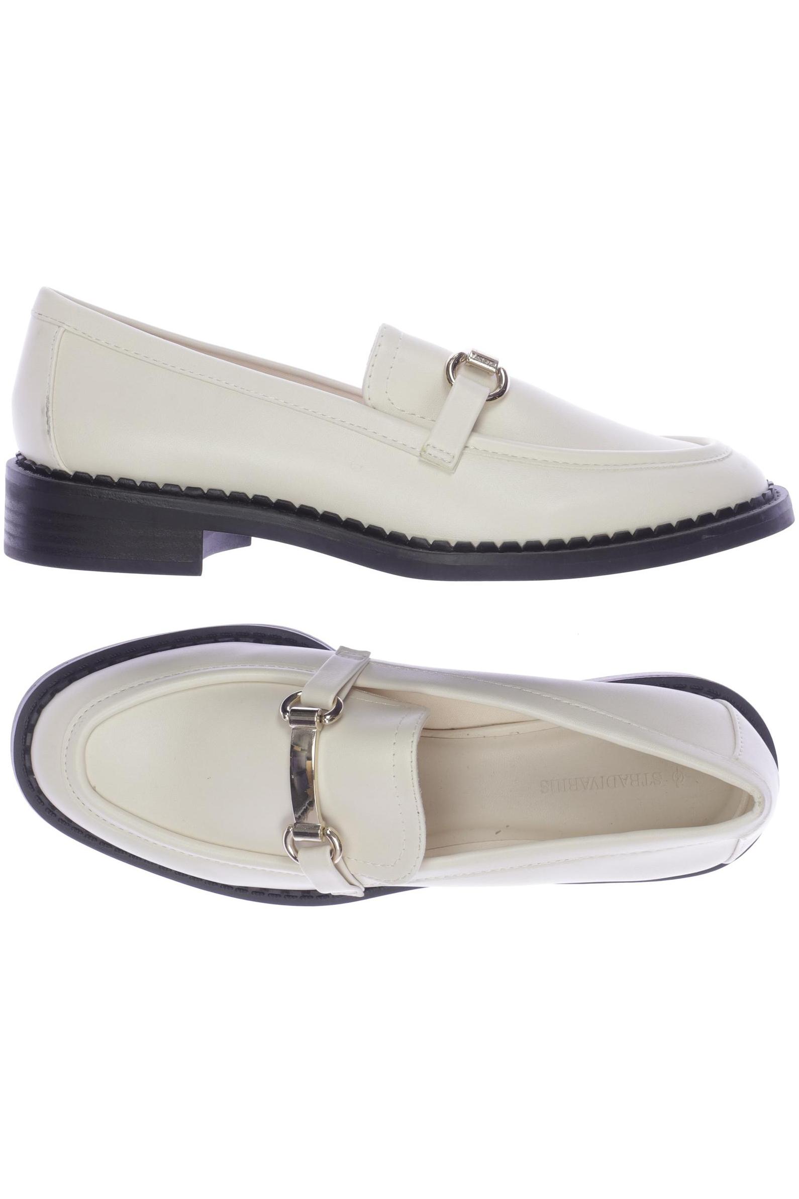 

Stradivarius Damen Halbschuh, cremeweiß, Gr. 38