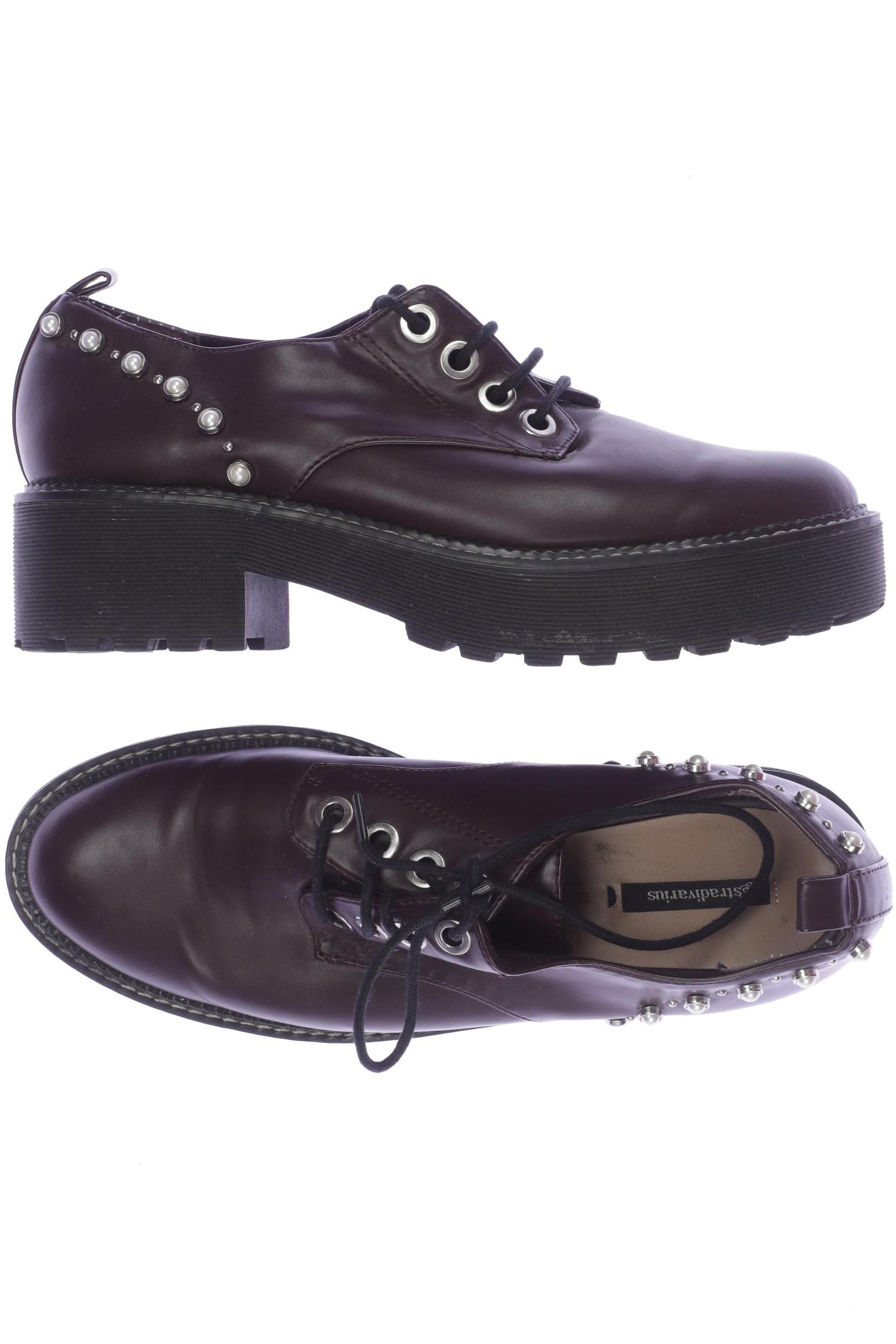 

Stradivarius Damen Halbschuh, bordeaux, Gr. 38
