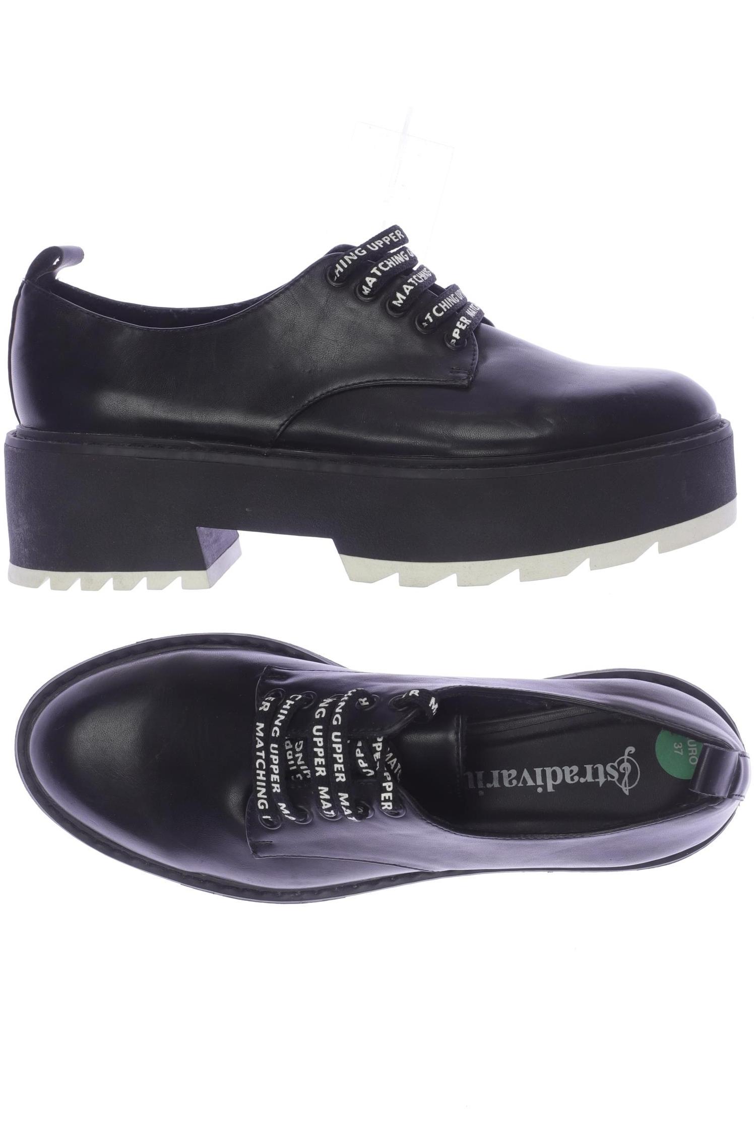 

Stradivarius Damen Halbschuh, schwarz, Gr. 37