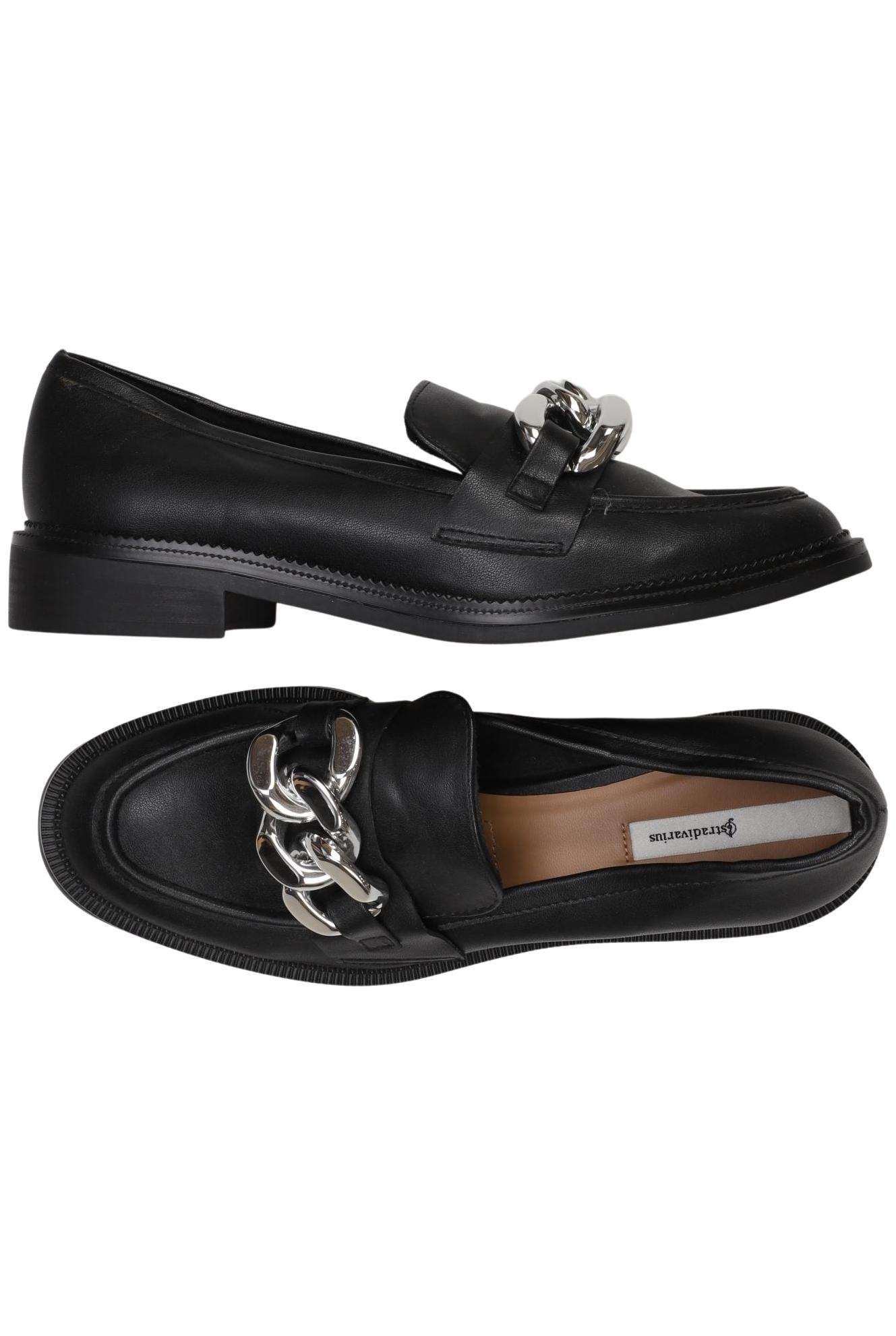 

Stradivarius Damen Halbschuh, schwarz, Gr. 39