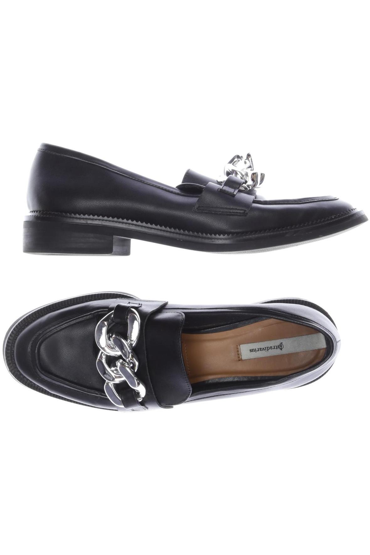 

Stradivarius Damen Halbschuh, schwarz, Gr. 39