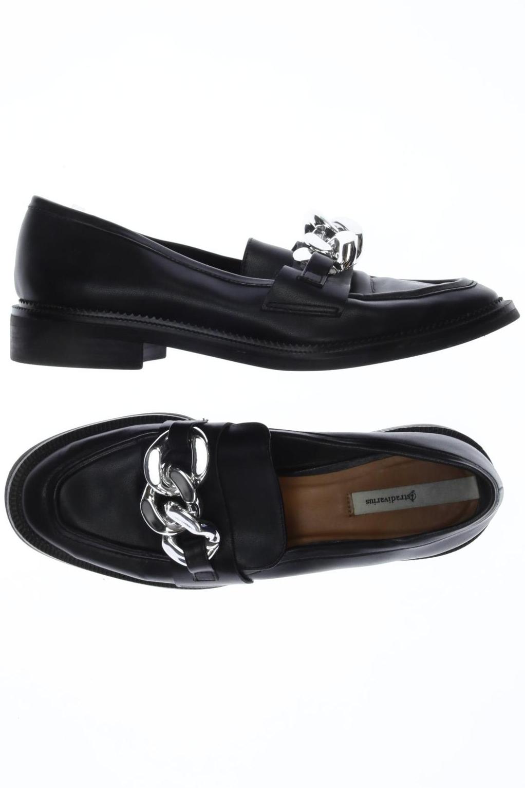 

Stradivarius Damen Halbschuh, schwarz, Gr. 39
