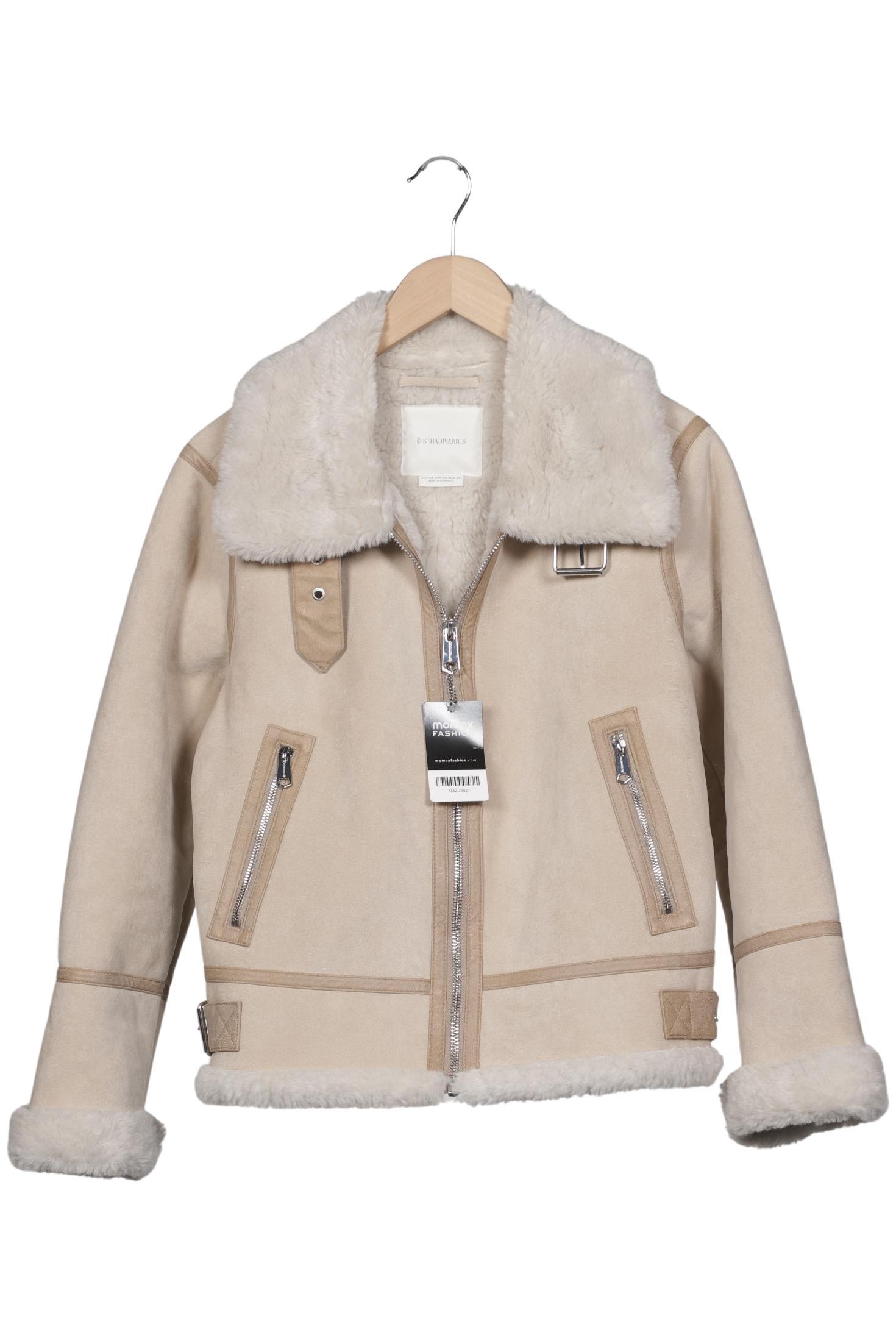

Stradivarius Damen Jacke, beige, Gr. 34