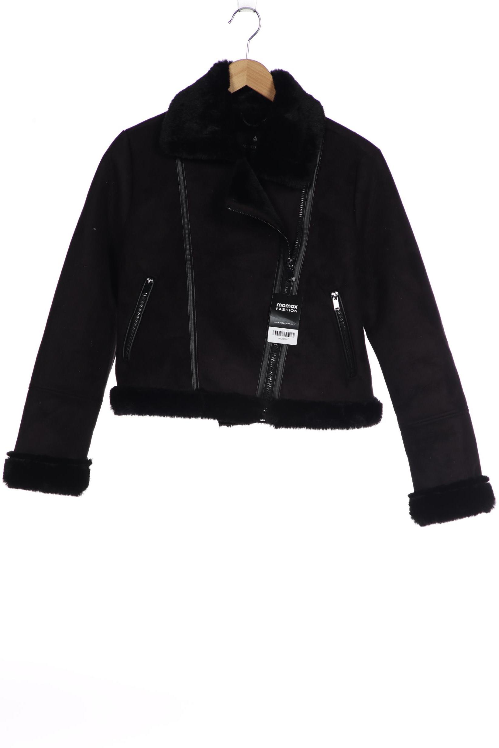 

Stradivarius Damen Jacke, schwarz, Gr. 42