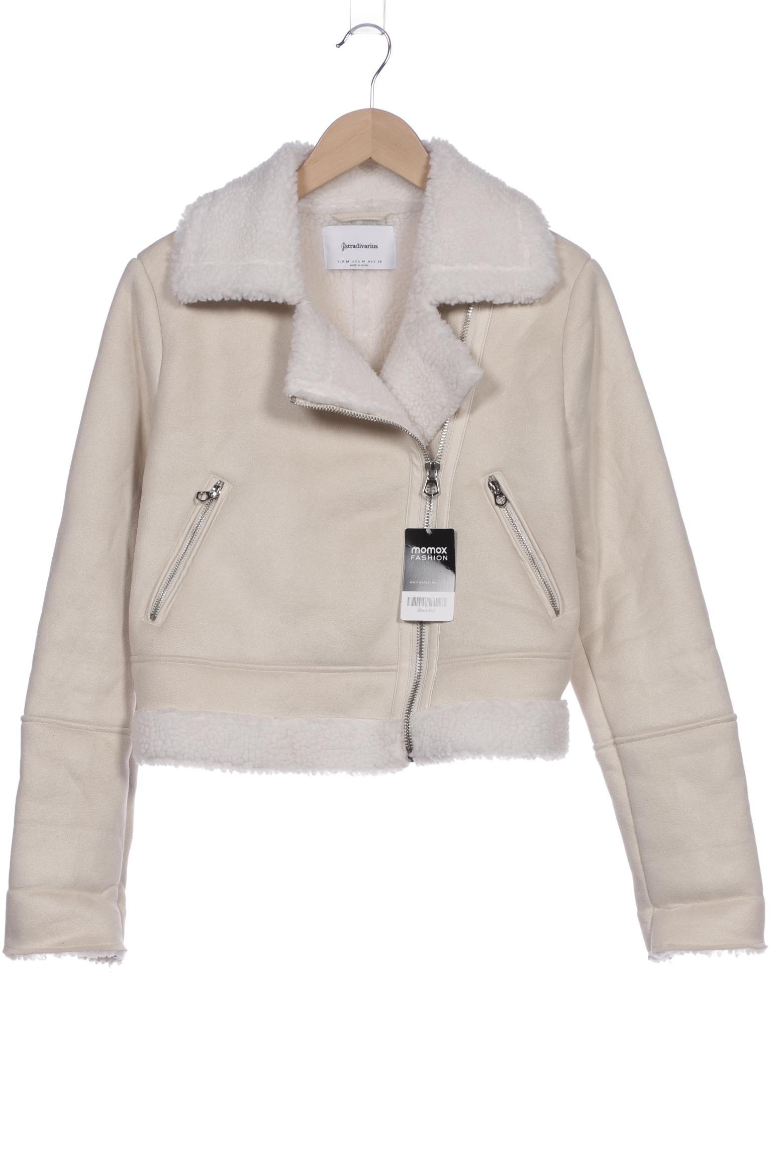 

Stradivarius Damen Jacke, cremeweiß, Gr. 38
