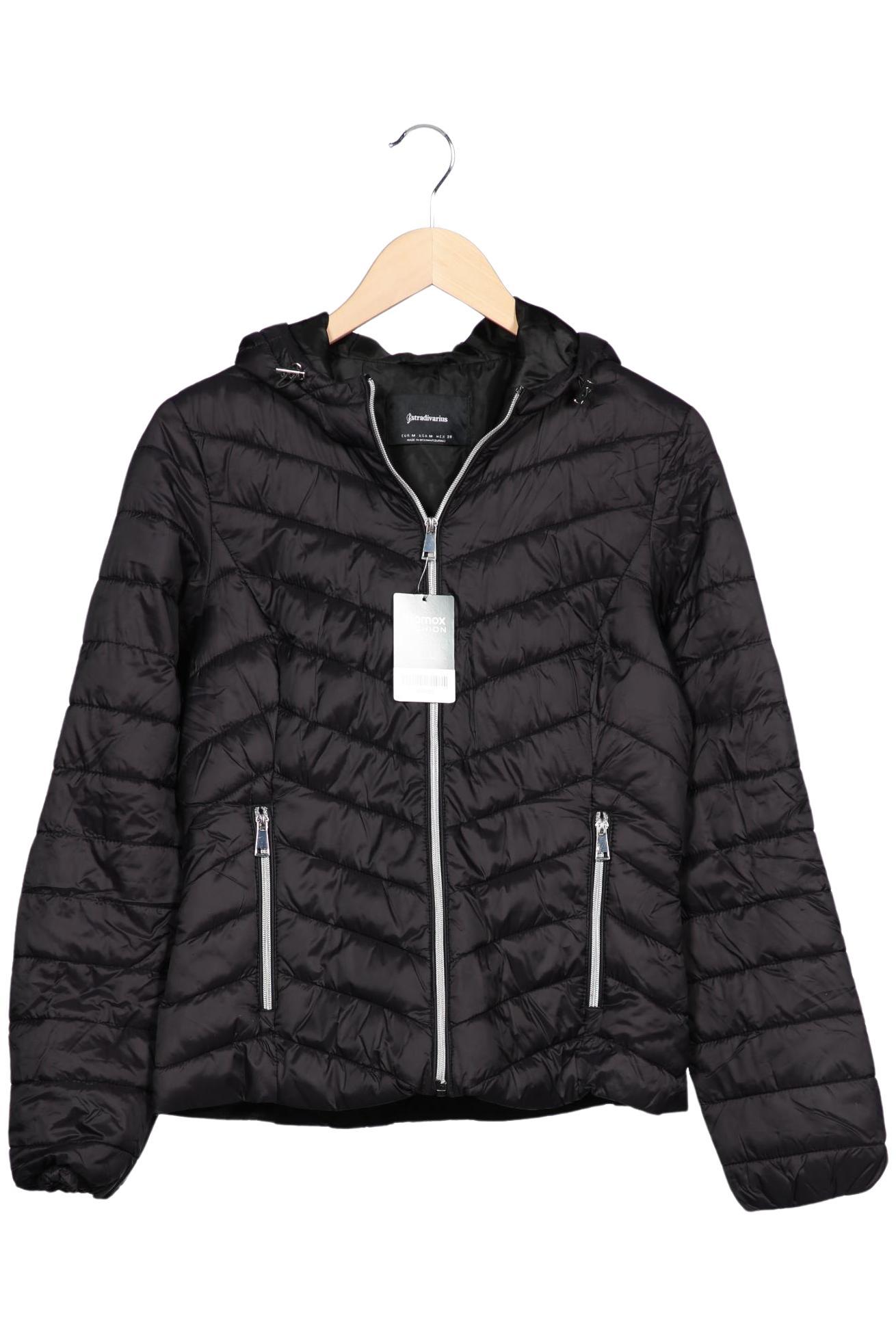 

Stradivarius Damen Jacke, schwarz, Gr. 38