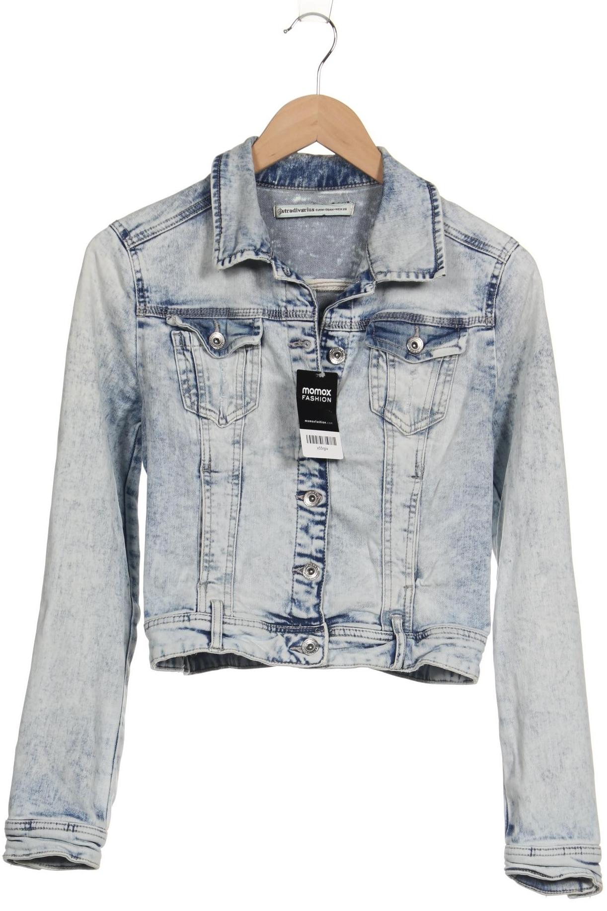 

Stradivarius Damen Jacke, hellblau, Gr. 38