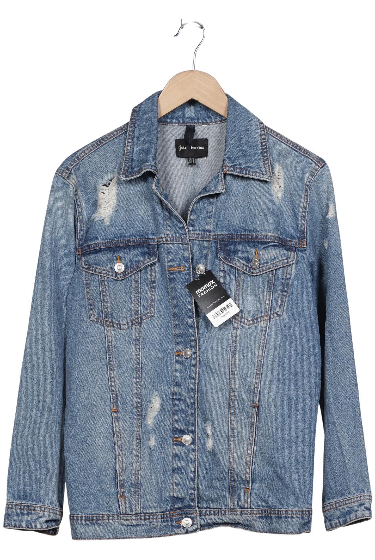 

Stradivarius Damen Jacke, blau, Gr. 36